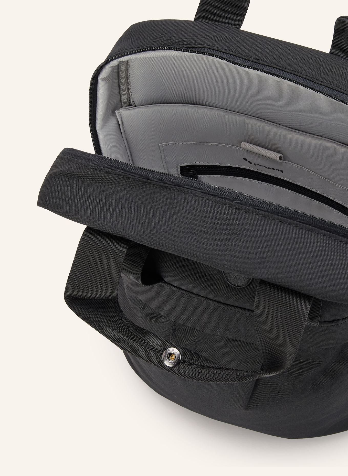 pinqponq KUTE Backpack: BLACK