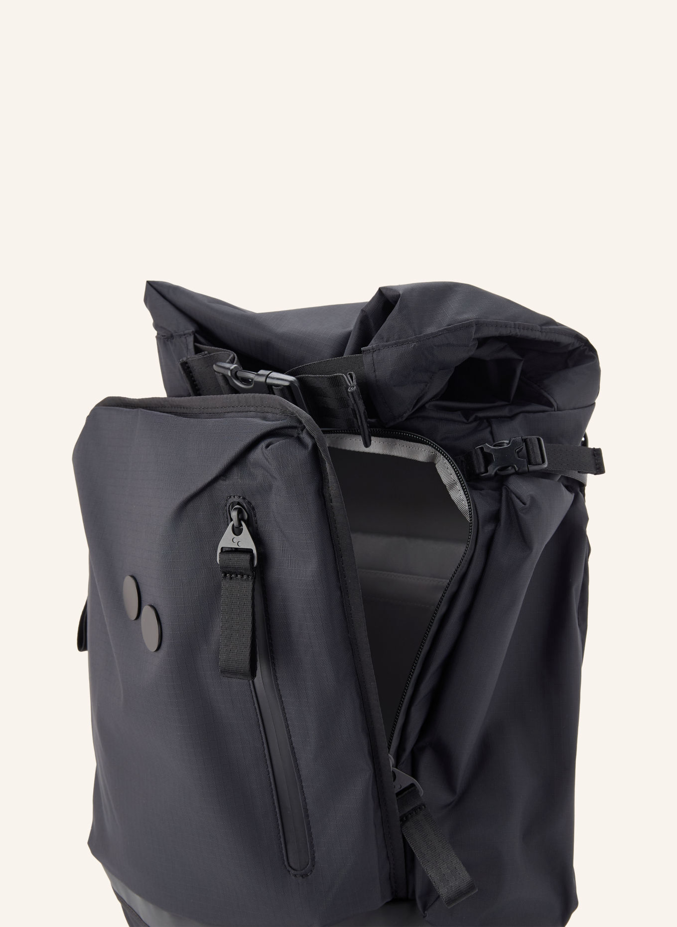 pinqponq BLOK ACTIVE Backpack: BLACK