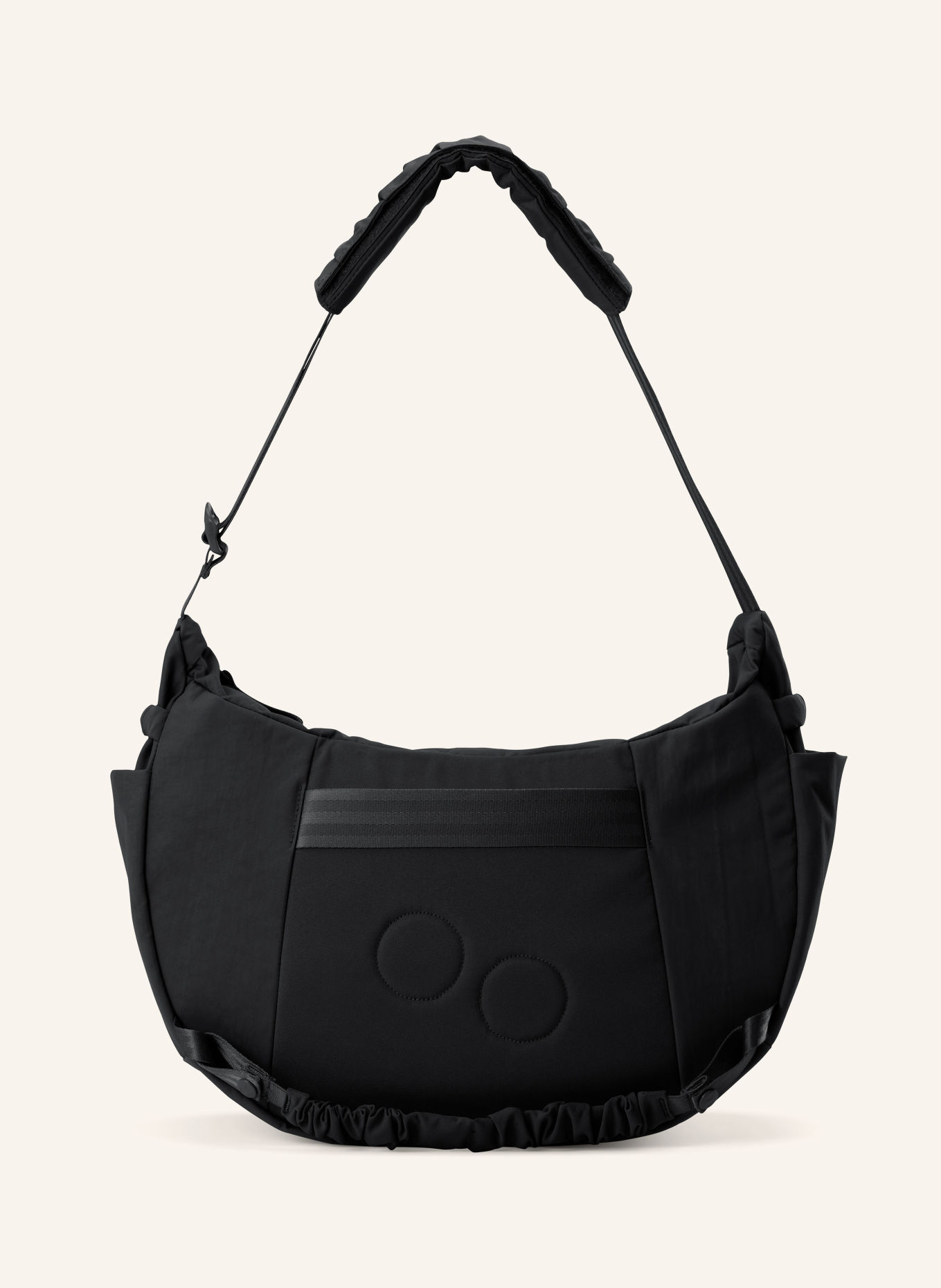 pinqponq Sac à bandoulière KRUMM LARGE: NOIR