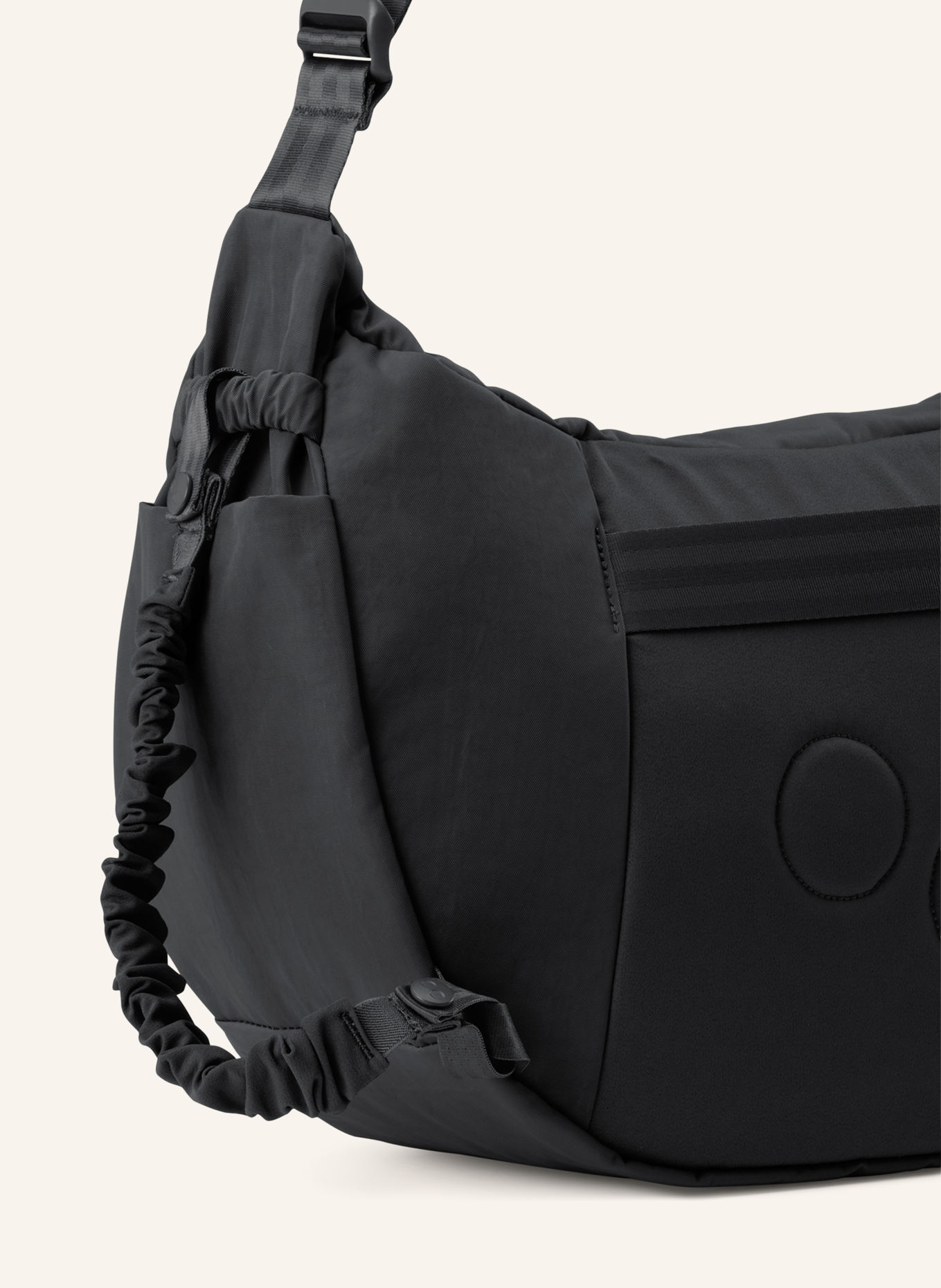 pinqponq Sac à bandoulière KRUMM LARGE: NOIR