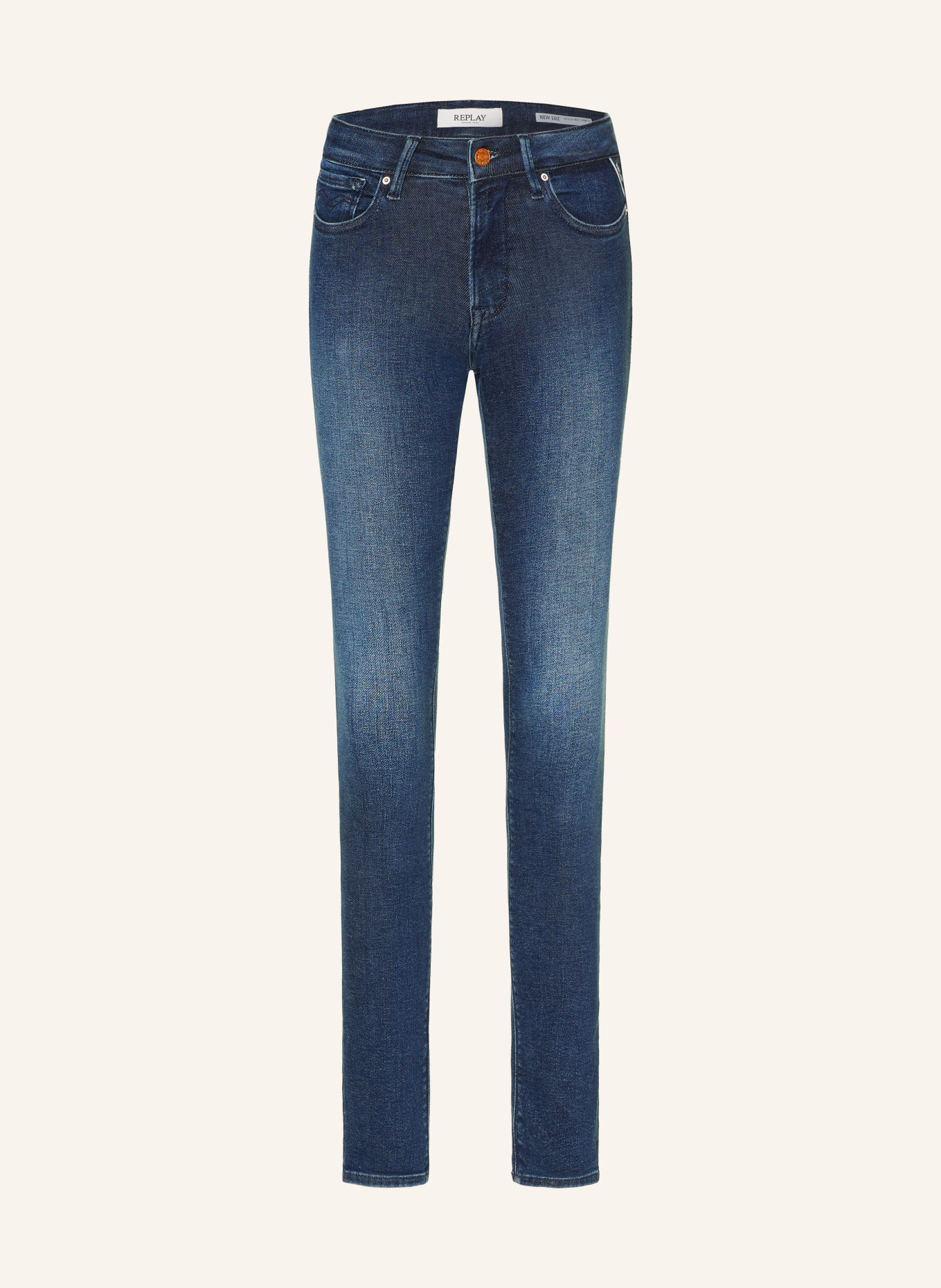 REPLAY Skinny jeans NEW LUZ: C009 MEDIUM BLUE