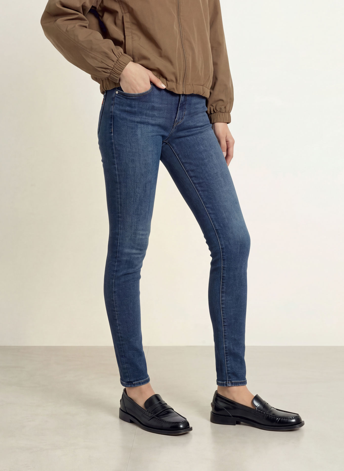 REPLAY Skinny jeans NEW LUZ: C009 MEDIUM BLUE