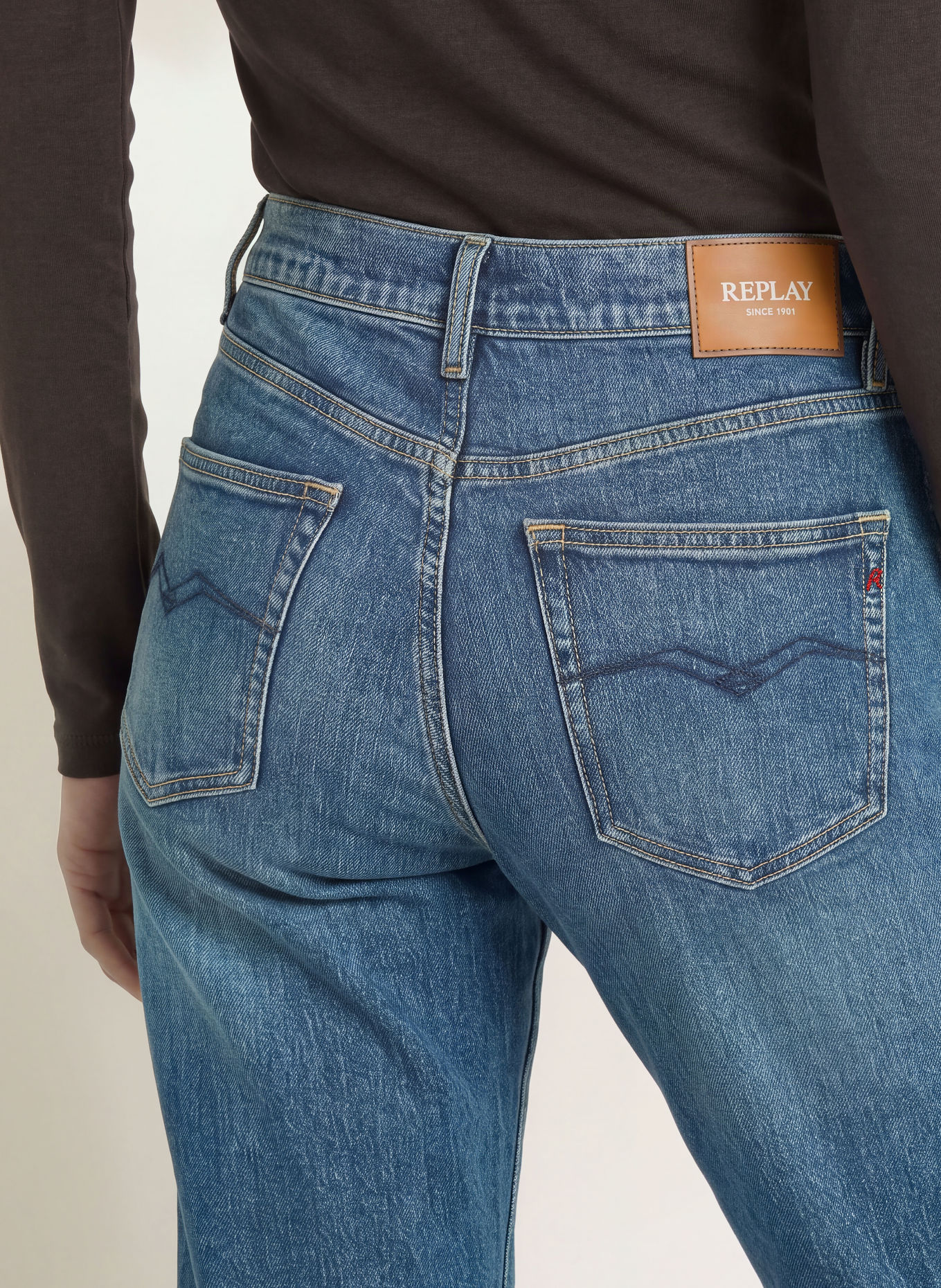 REPLAY AKEME Straight jeans: C007 DARK BLUE