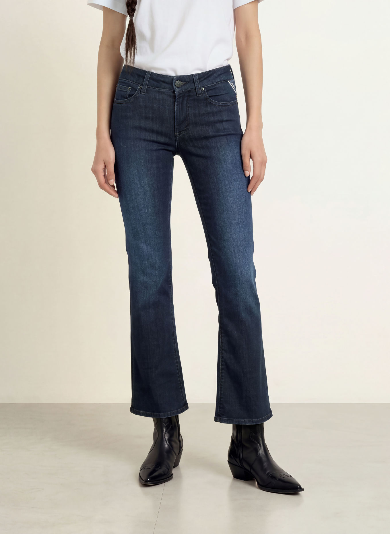 REPLAY Bootcut jeans NEW LUZ: 007 DARK BLUE
