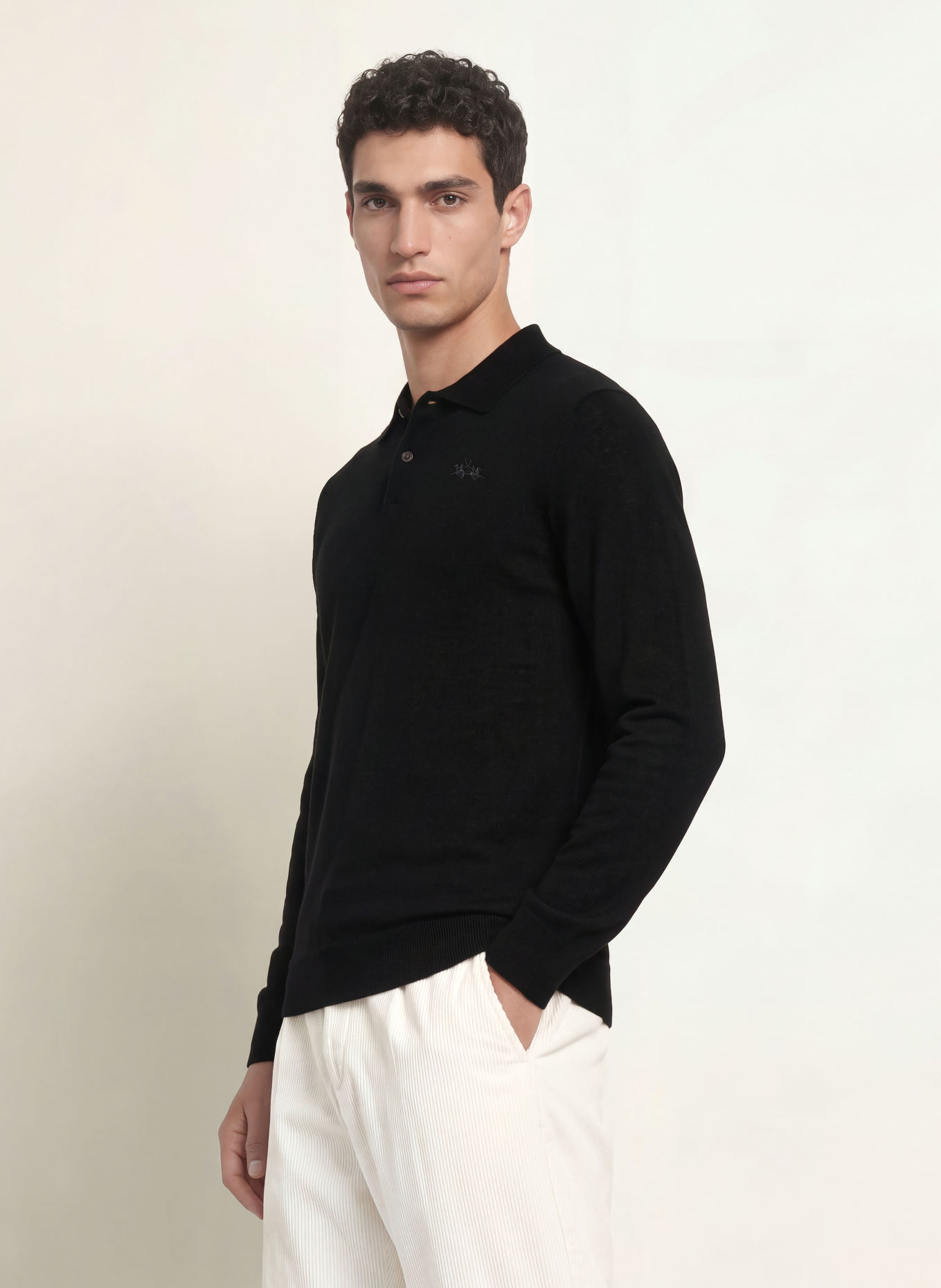 LA MARTINA Sweater: BLACK