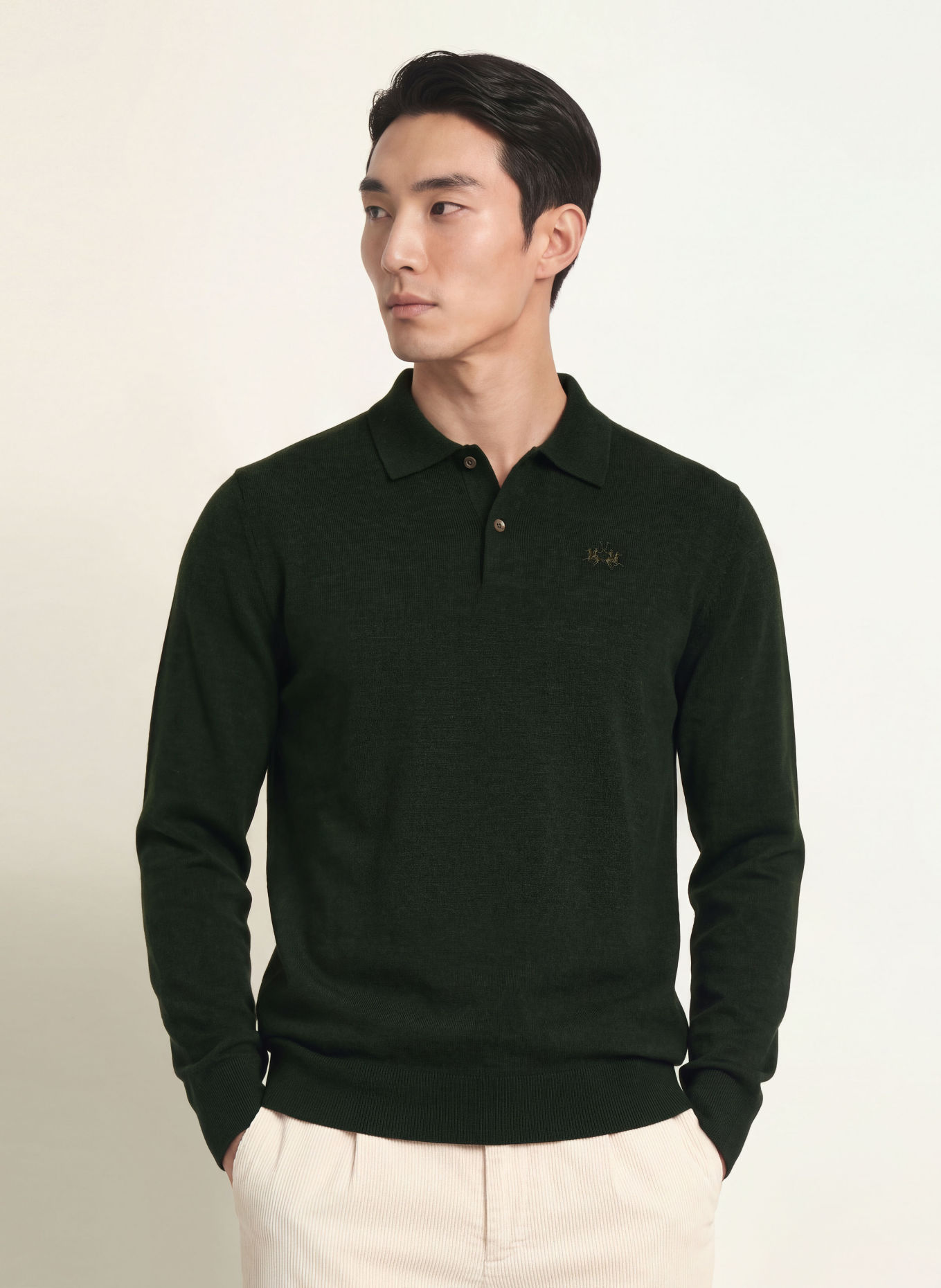 LA MARTINA Sweater: DARK GREEN