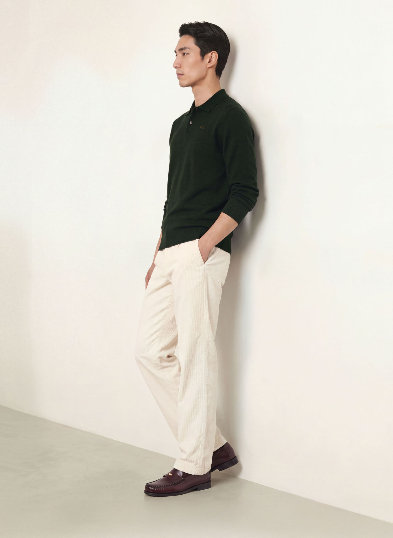 LA MARTINA Sweater: DARK GREEN