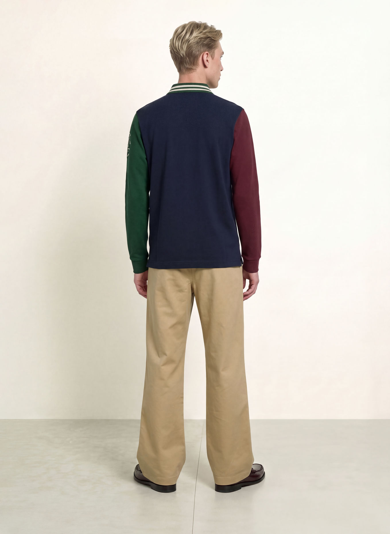 LA MARTINA Piqué-Poloshirt: DUNKELBLAU / DUNKELROT / DUNKELGRÜN
