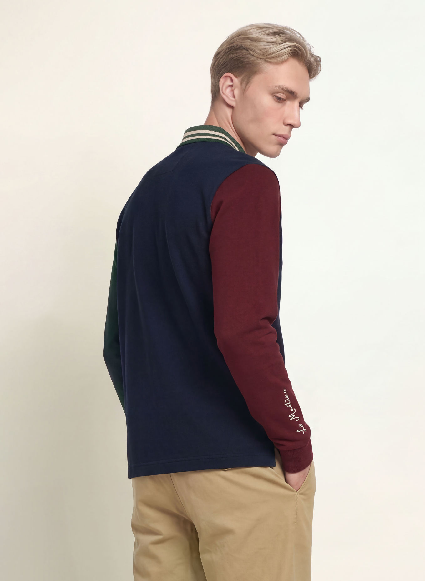 LA MARTINA Piqué-Poloshirt: DUNKELBLAU / DUNKELROT / DUNKELGRÜN