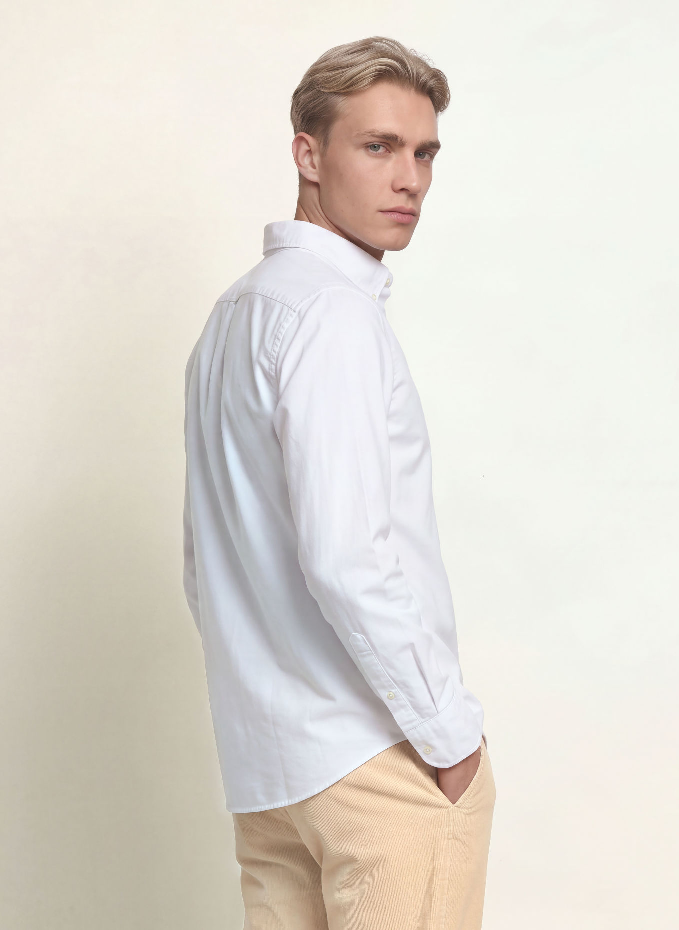 LA MARTINA Regular-Fit Oxford shirt: WHITE
