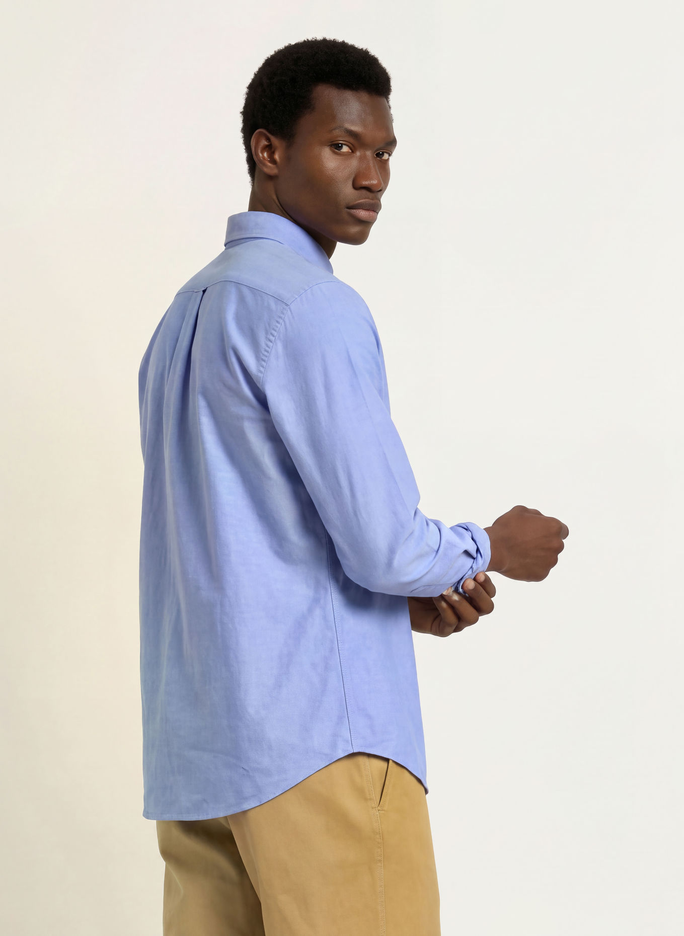 LA MARTINA Regular-Fit Oxford shirt: LIGHT BLUE