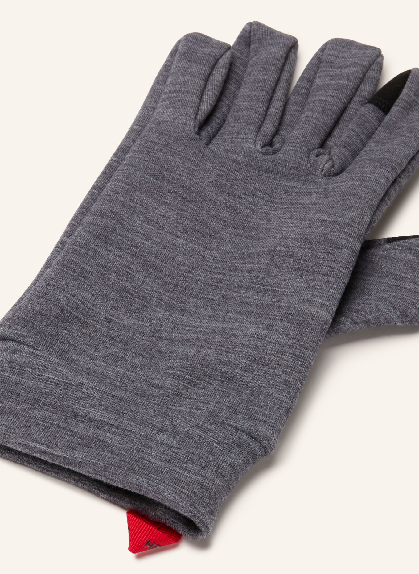 HESTRA TOUCH POINT THERMO multi-sport gloves with touchscreen function: GRAY / RED / BLACK