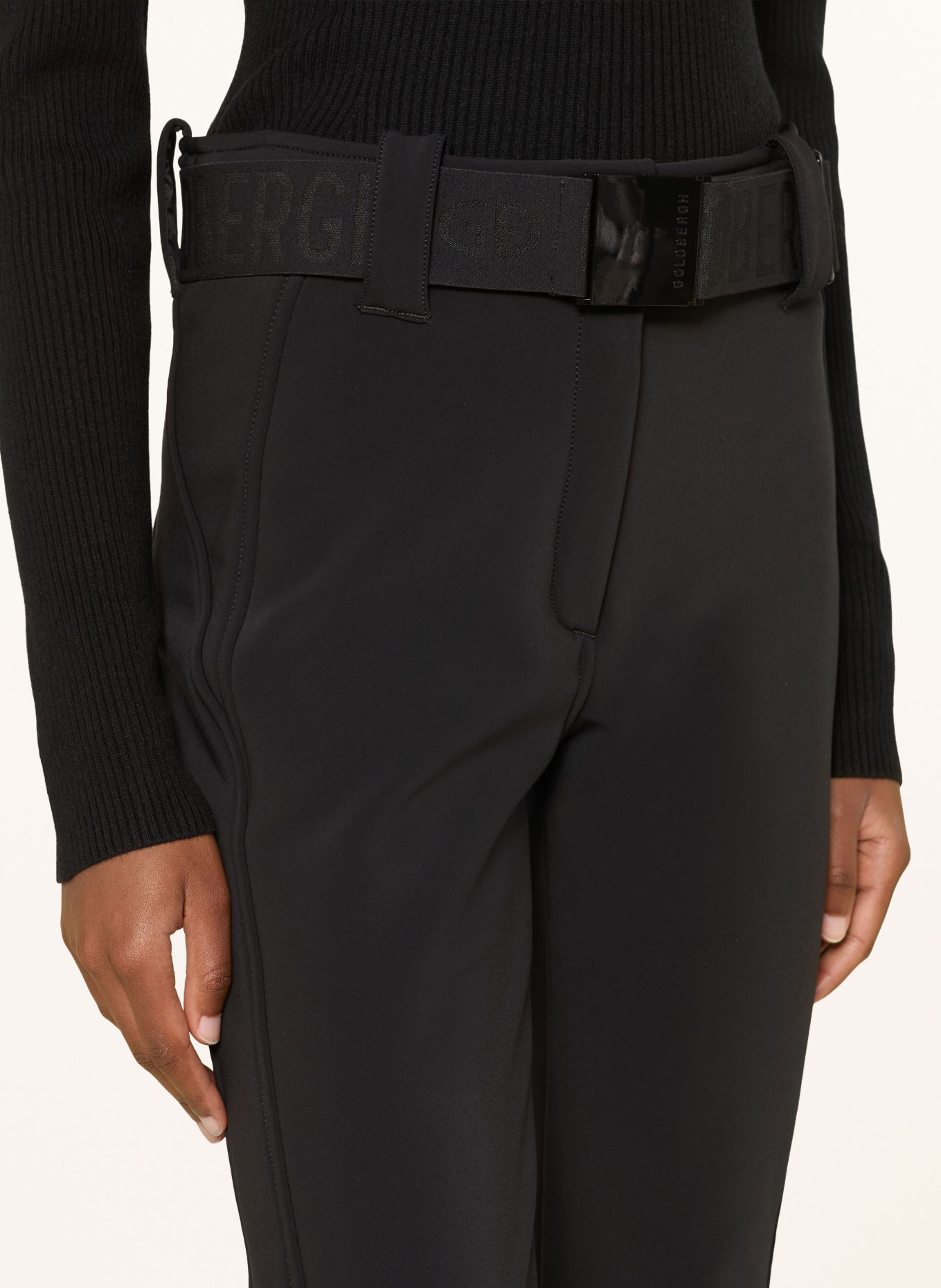 GOLDBERGH Softshell-skibroek PIPPA LONG: ZWART