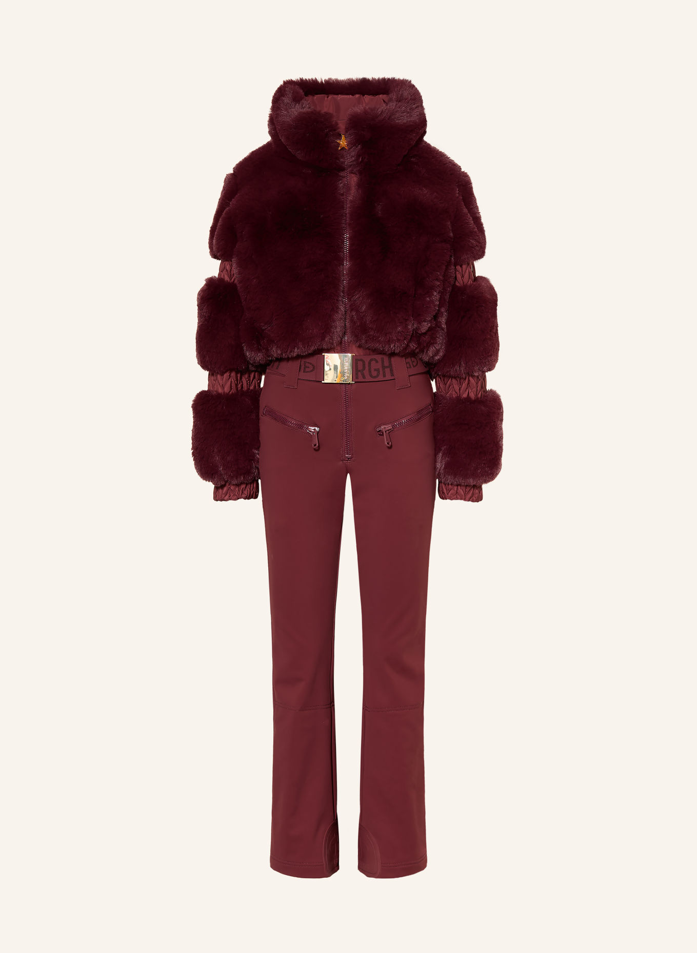 GOLDBERGH Combinaison de ski LIEKE: ROUGE FONCÉ
