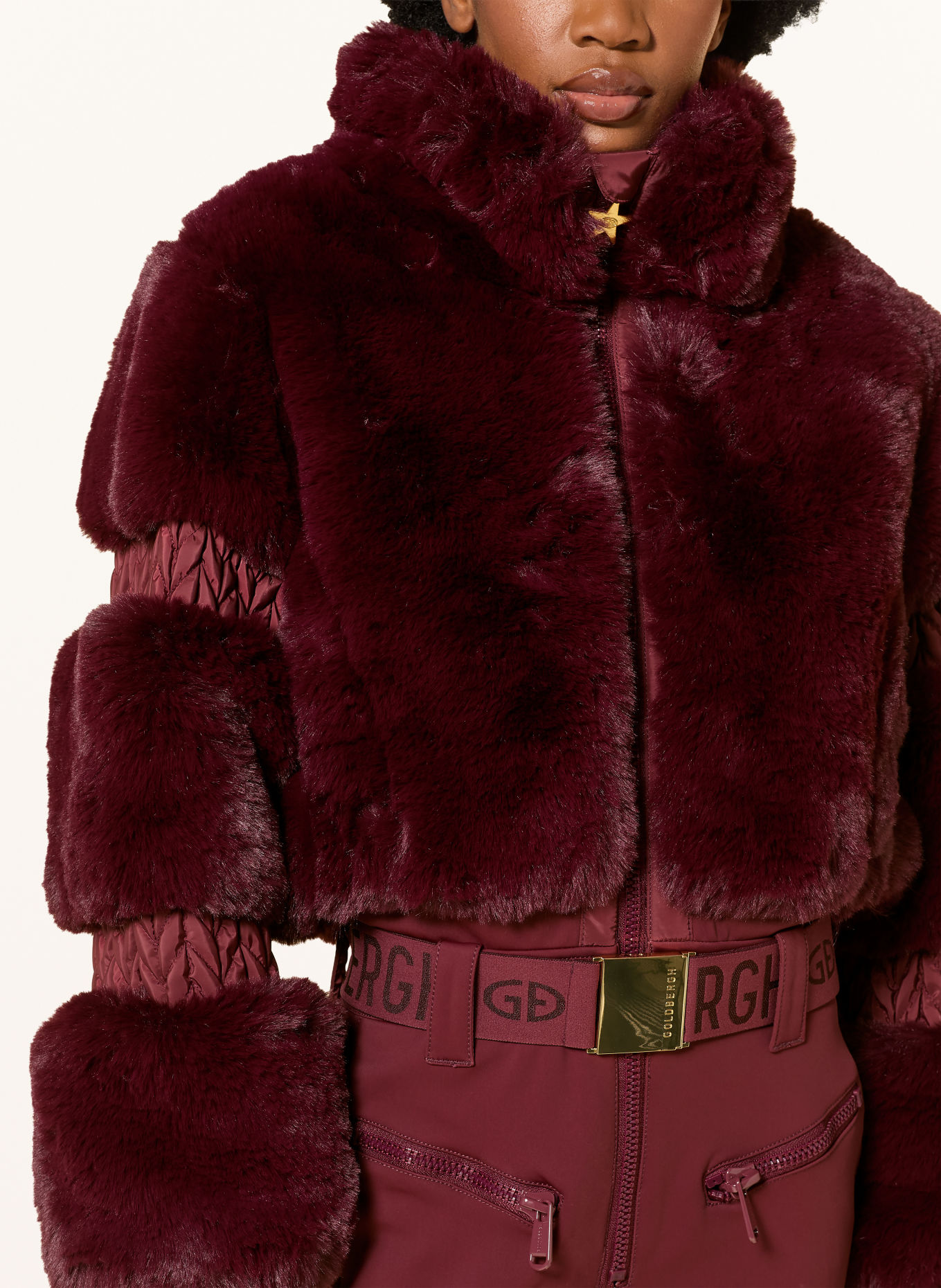 GOLDBERGH Combinaison de ski LIEKE: ROUGE FONCÉ