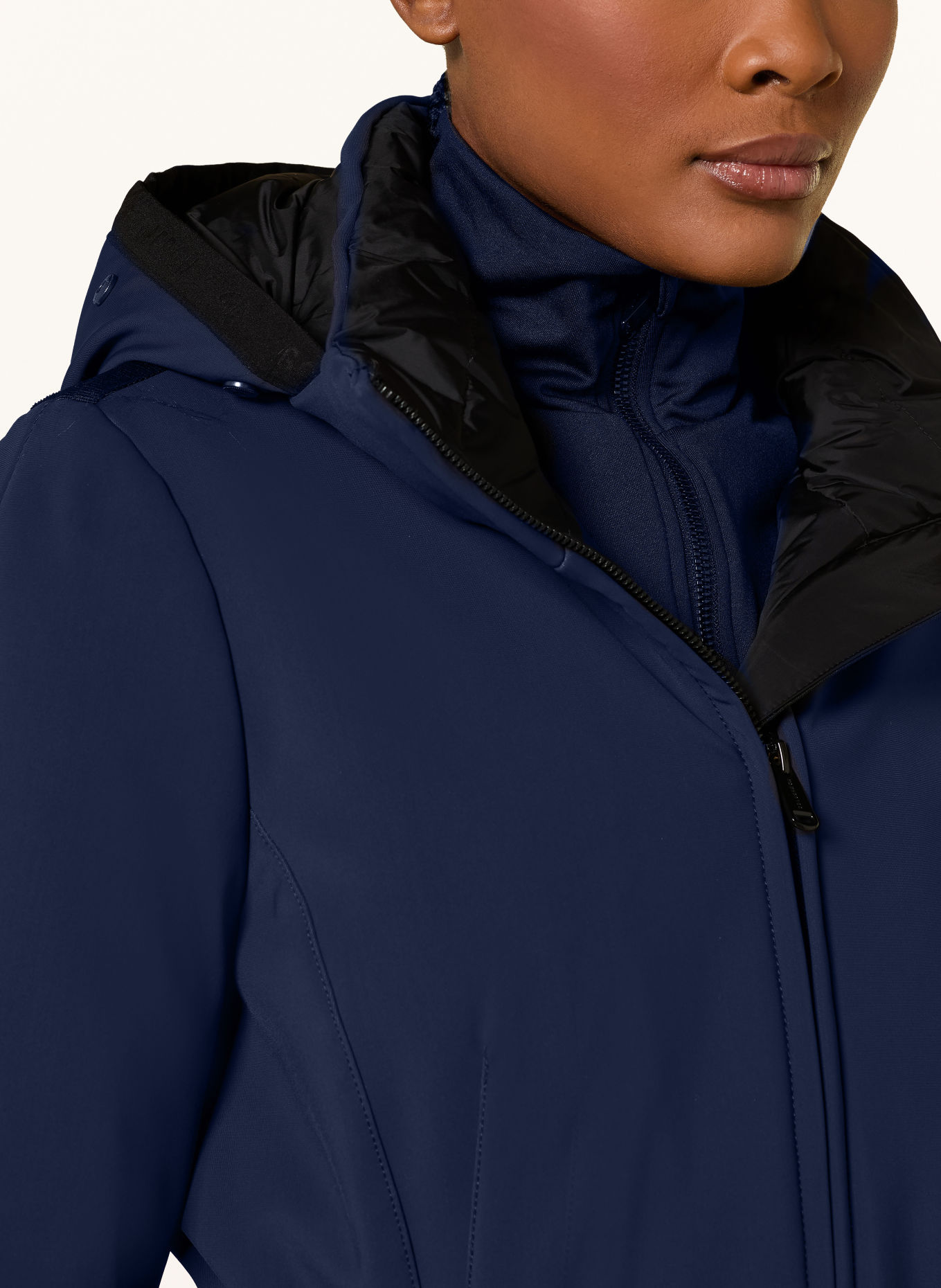 GOLDBERGH Veste de ski HIDA: BLEU FONCÉ / NOIR