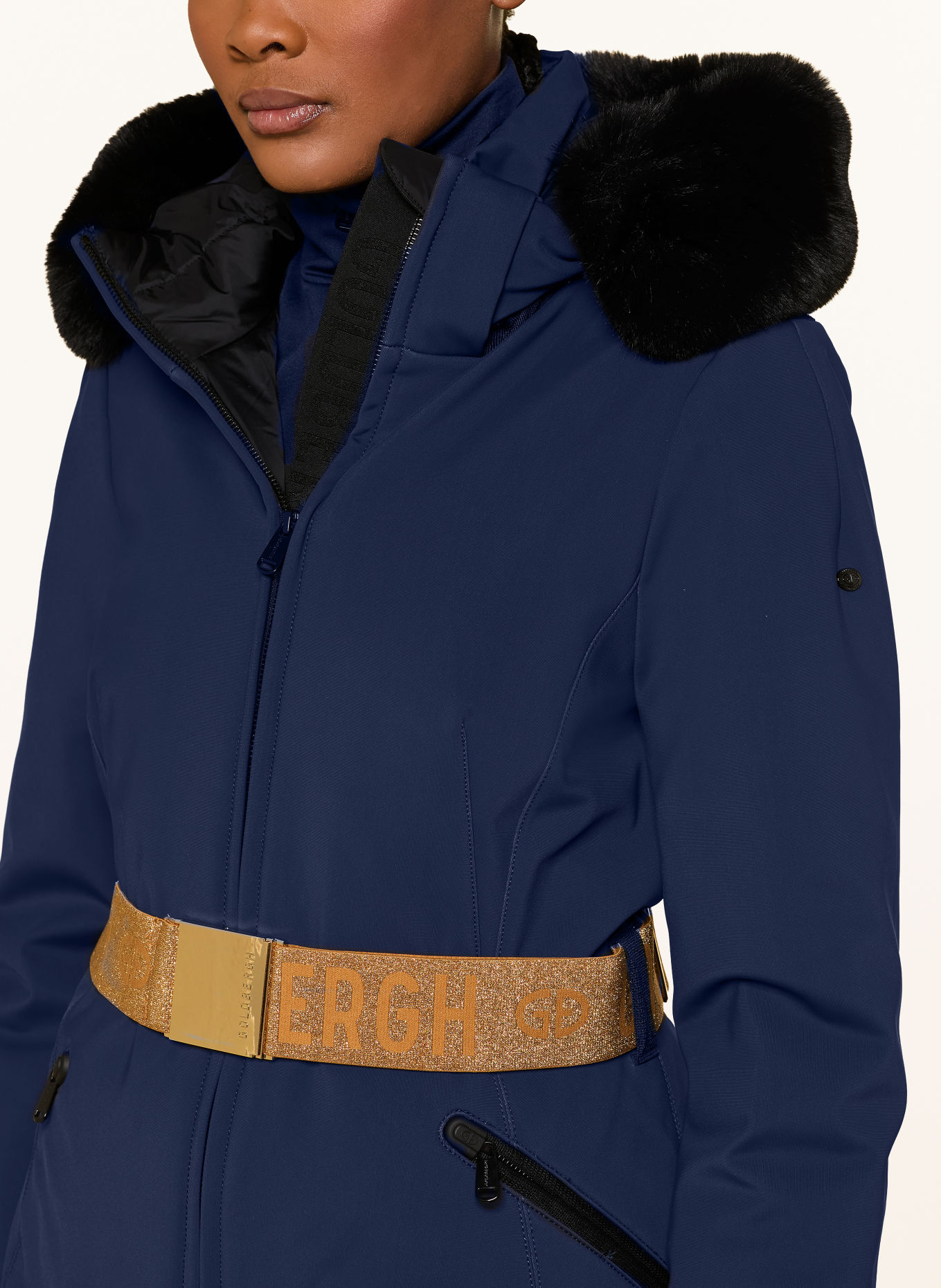 GOLDBERGH Veste de ski HIDA: BLEU FONCÉ / NOIR