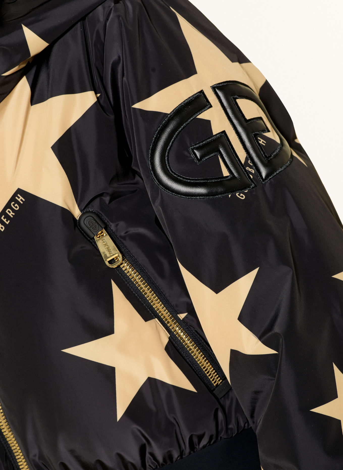 GOLDBERGH Veste de ski en duvet SHINNEN: NOIR / OR