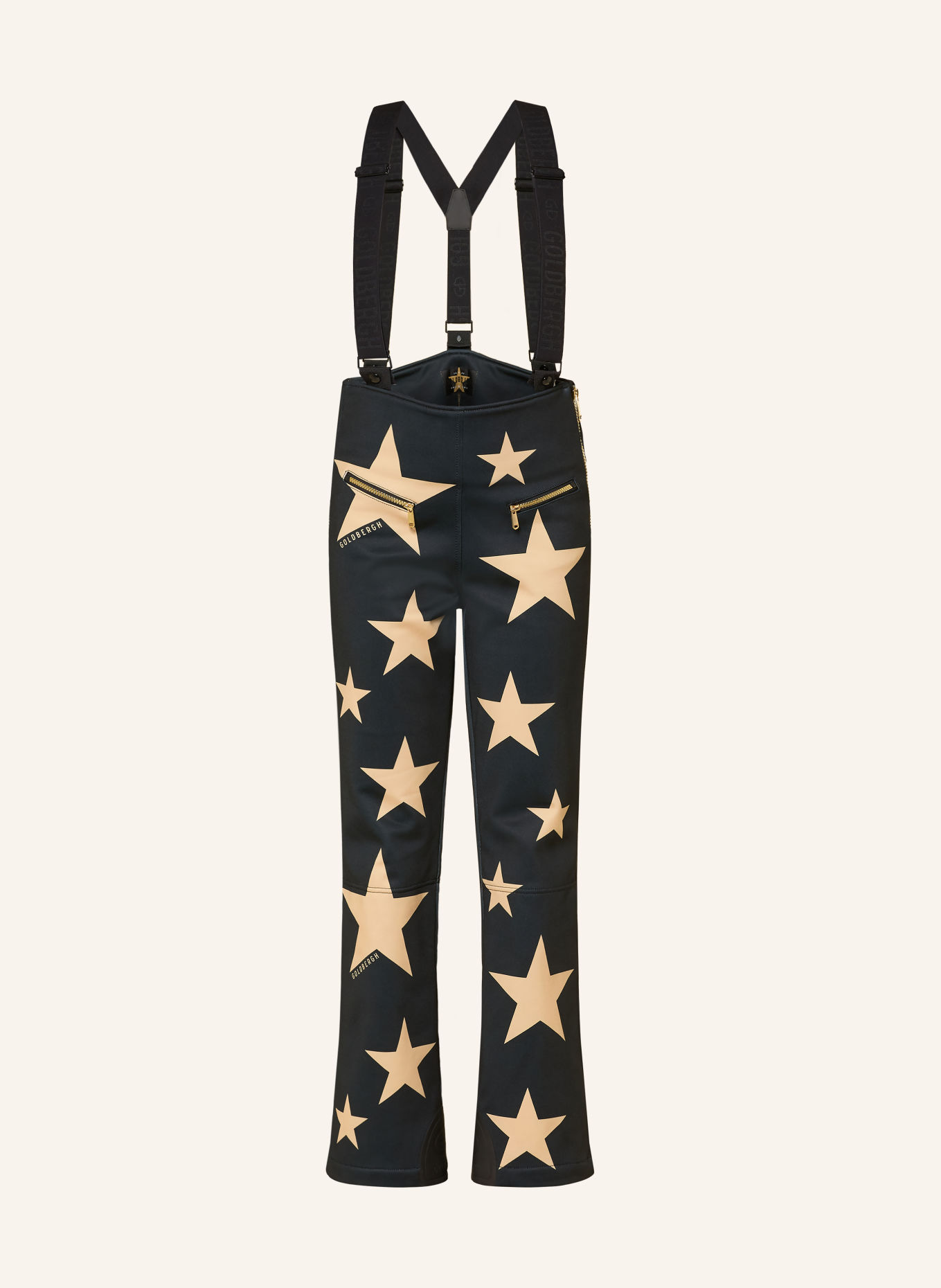 GOLDBERGH Softshell-Skihose SAKUYA: SCHWARZ / GOLD