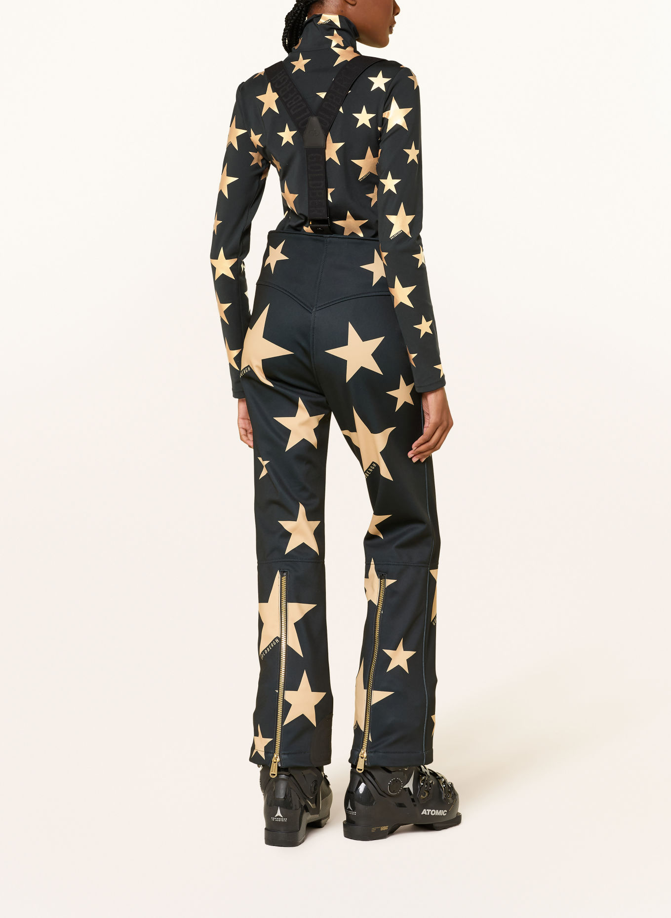 GOLDBERGH Softshell-Skihose SAKUYA: SCHWARZ / GOLD