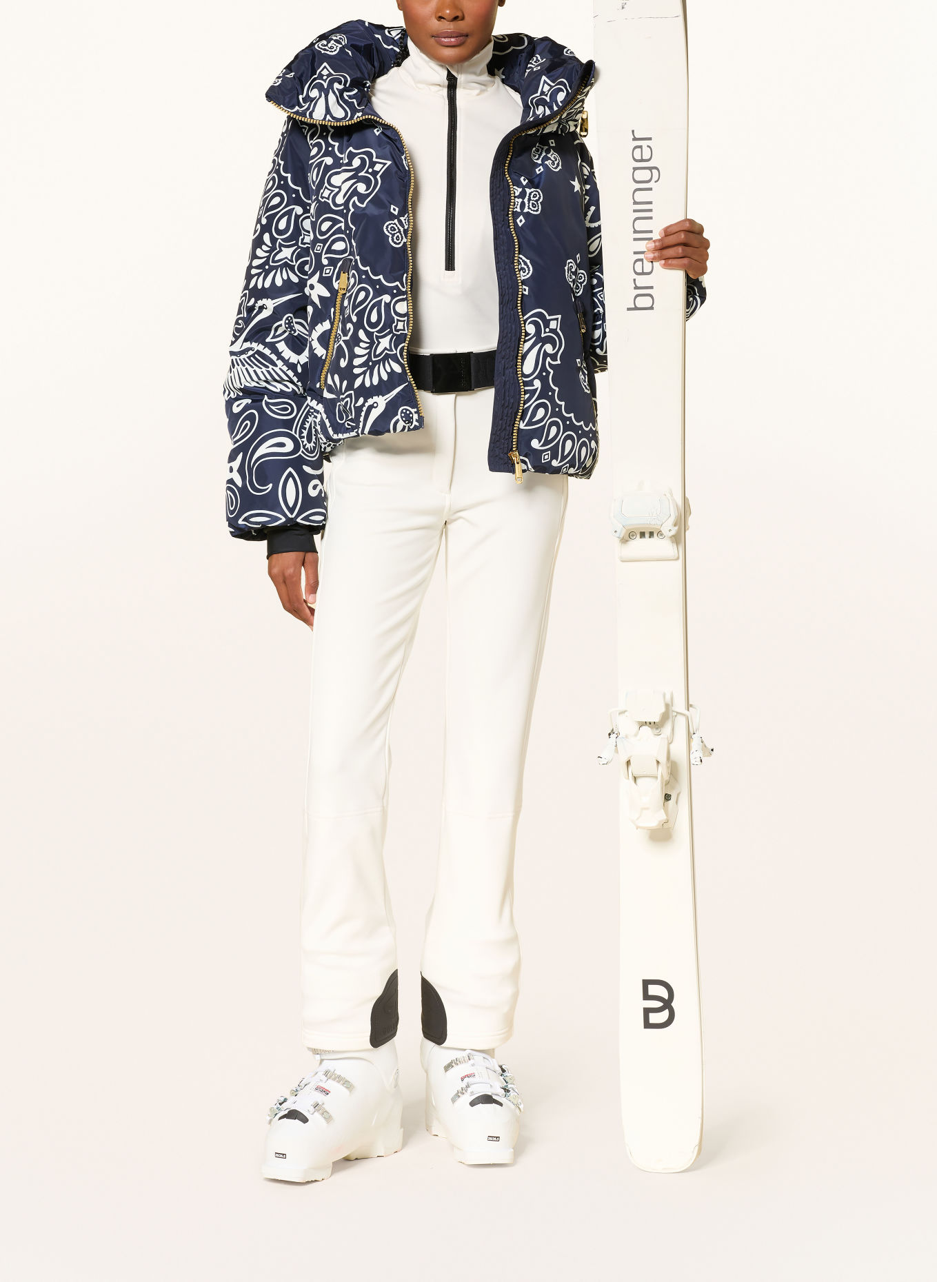 GOLDBERGH Pantaloni de schi Softshell PIPPA: ALB