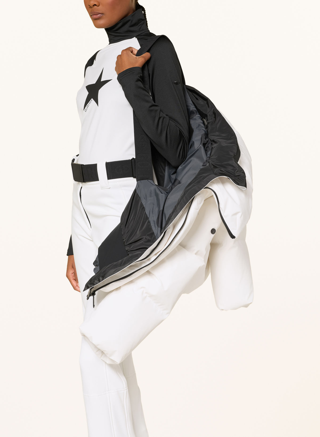 GOLDBERGH Veste de ski en duvet KOI: BLANC