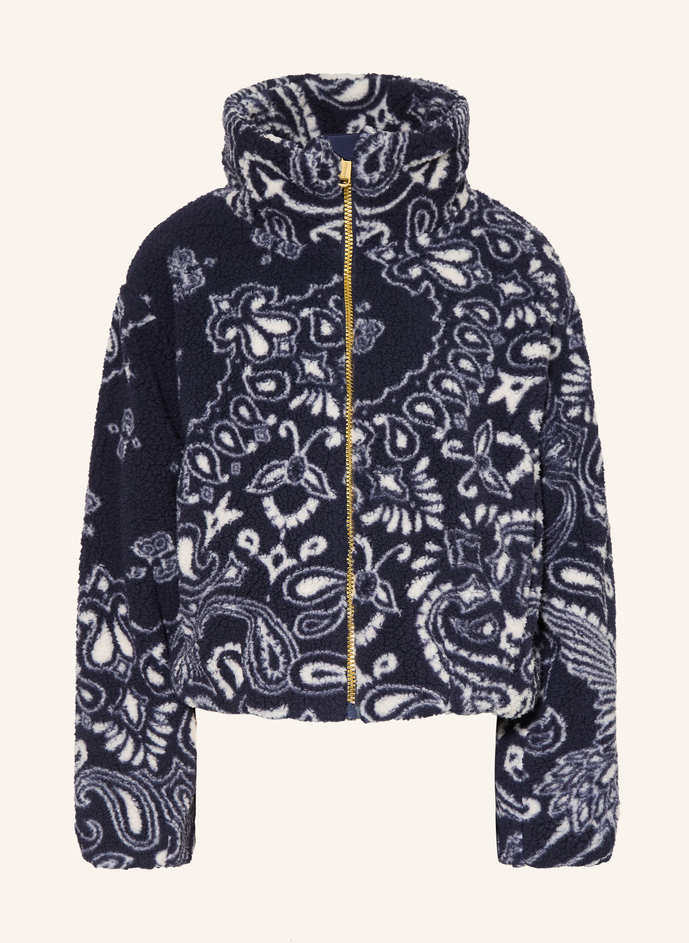 GOLDBERGH Veste de ski BANDANA: BLEU FONCÉ / BLANC