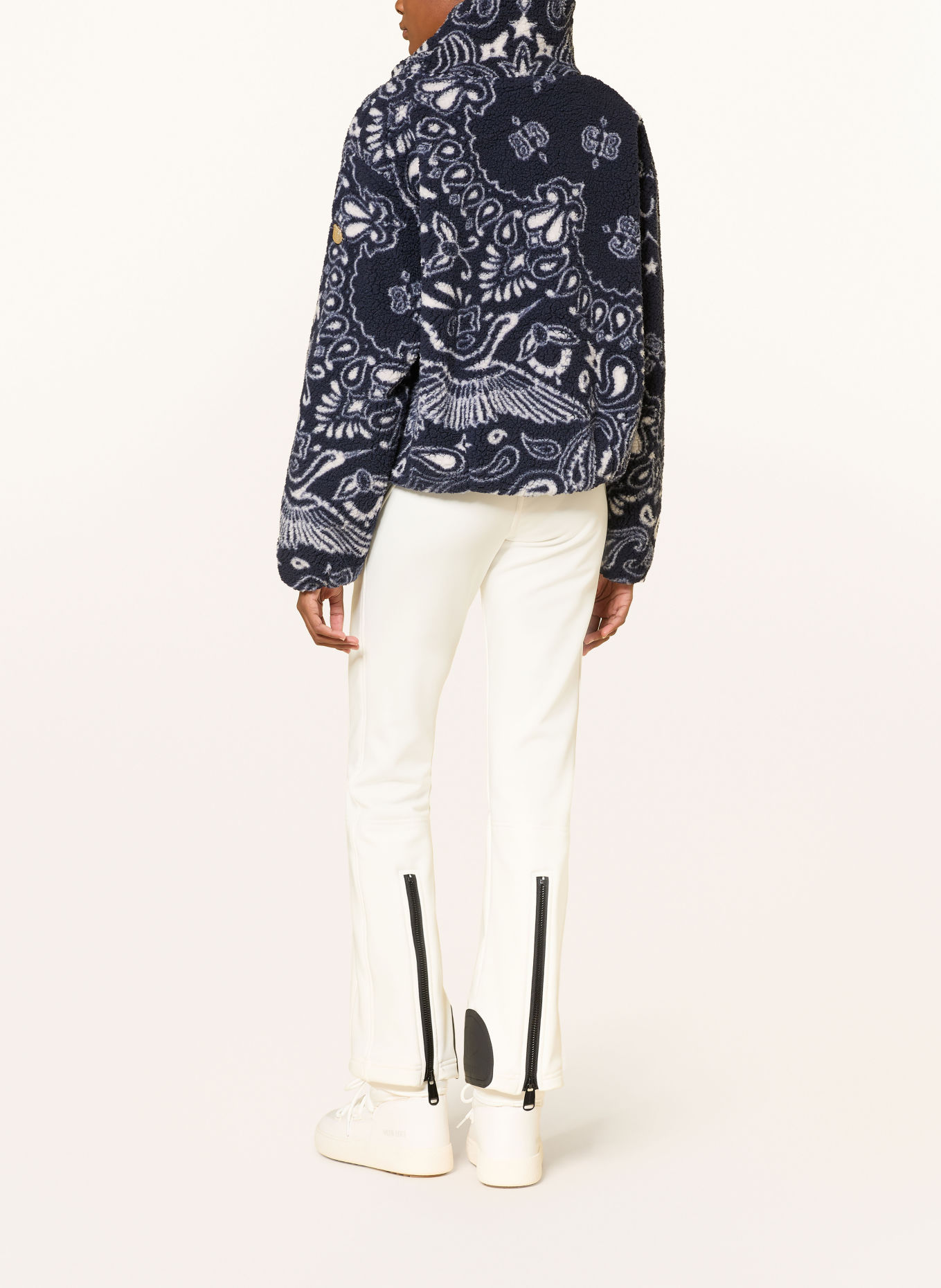 GOLDBERGH Veste de ski BANDANA: BLEU FONCÉ / BLANC