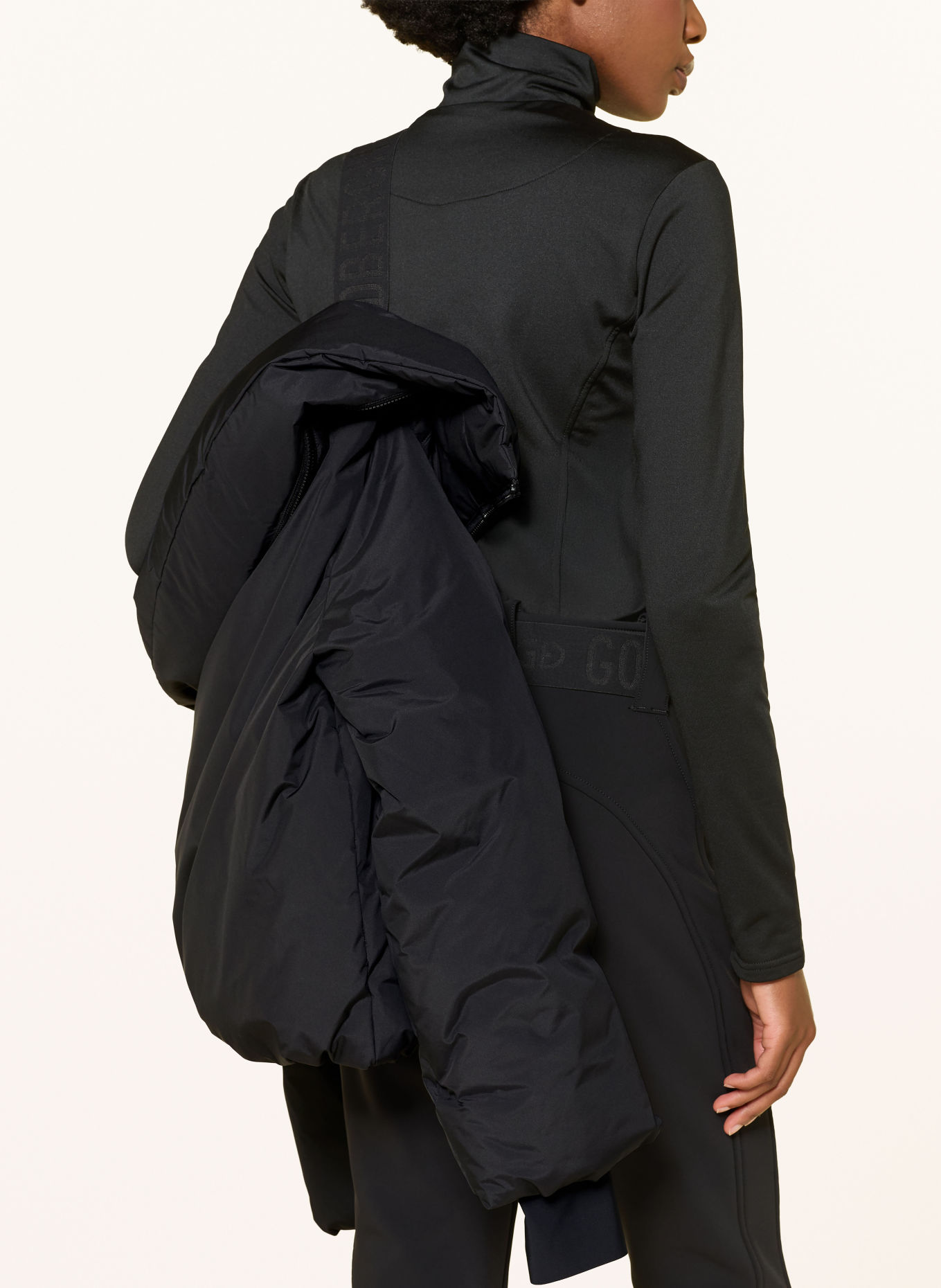 GOLDBERGH PORTER Down ski jacket: BLACK