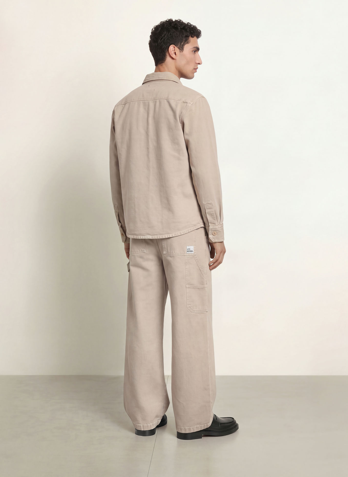 A.P.C. Jeansovershirt NOAH: BEIGE