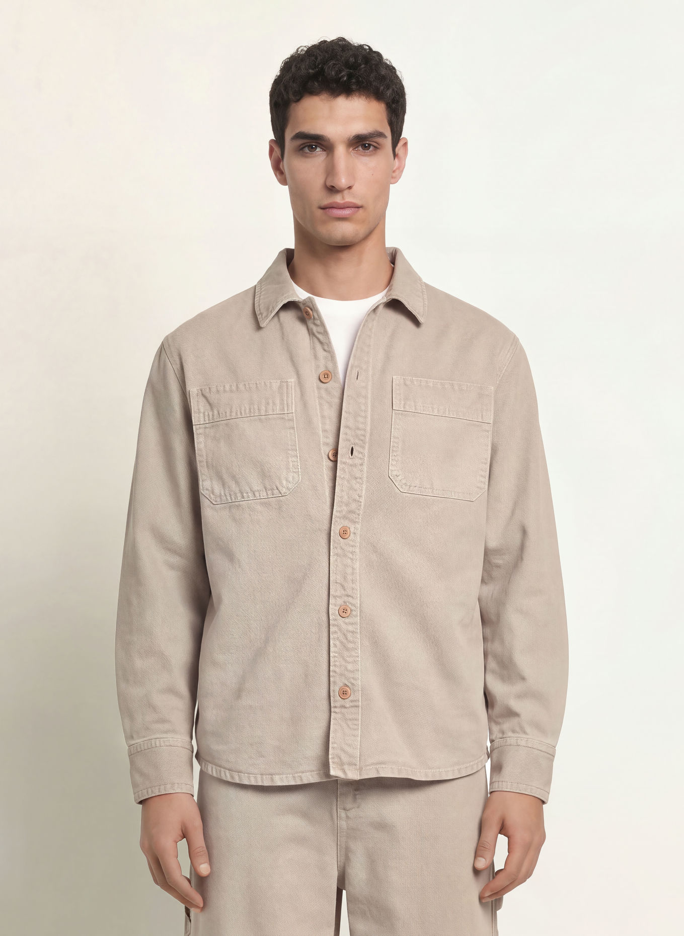 A.P.C. Jeansovershirt NOAH: BEIGE