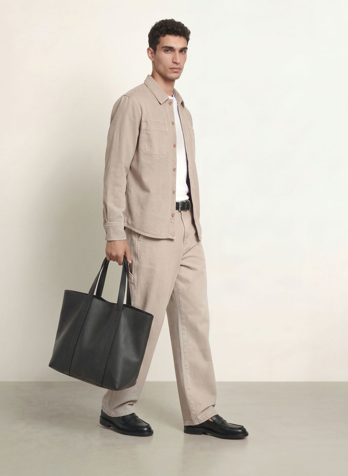 A.P.C. Jeansovershirt NOAH: BEIGE