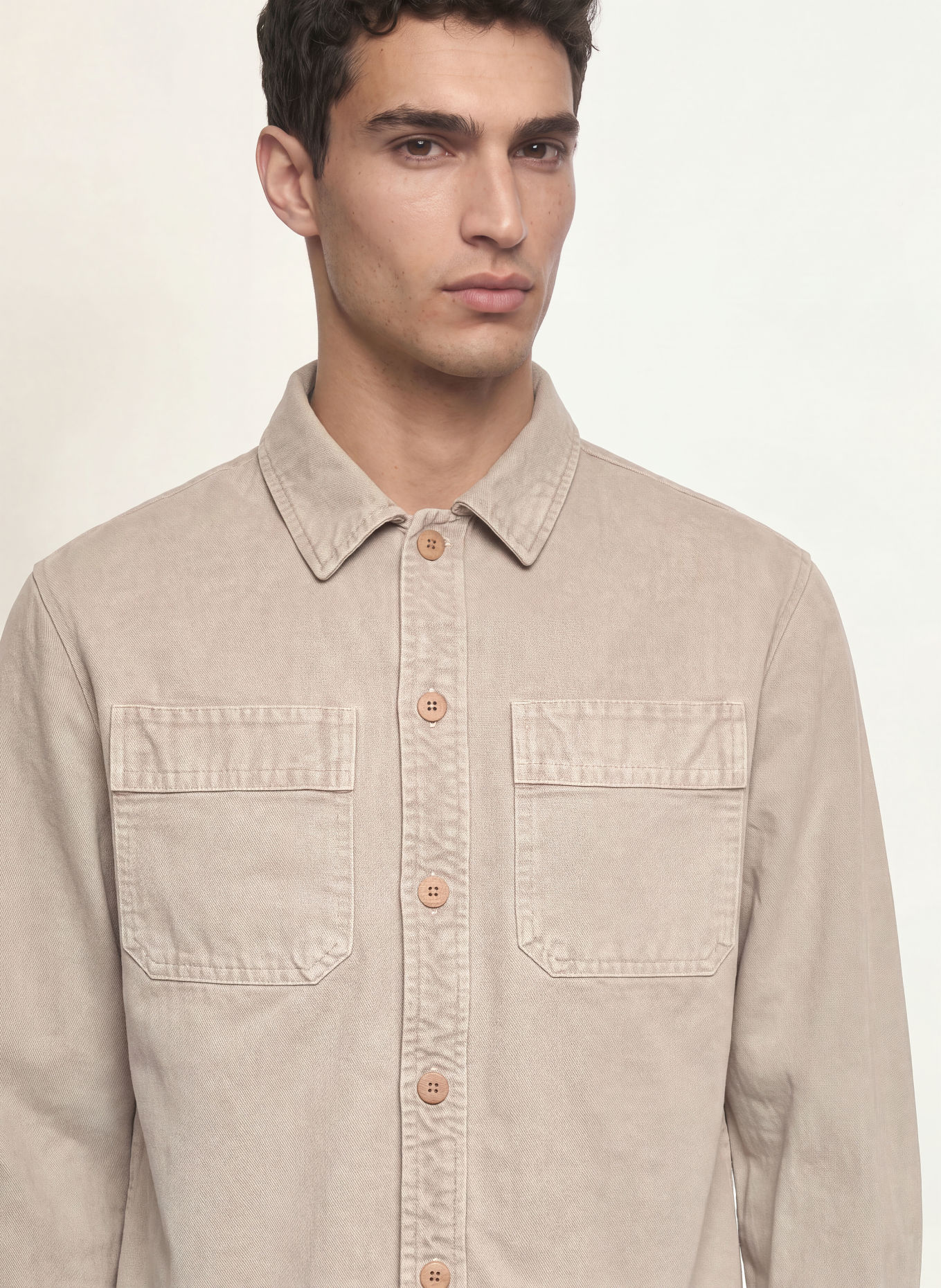 A.P.C. Jeansovershirt NOAH: BEIGE