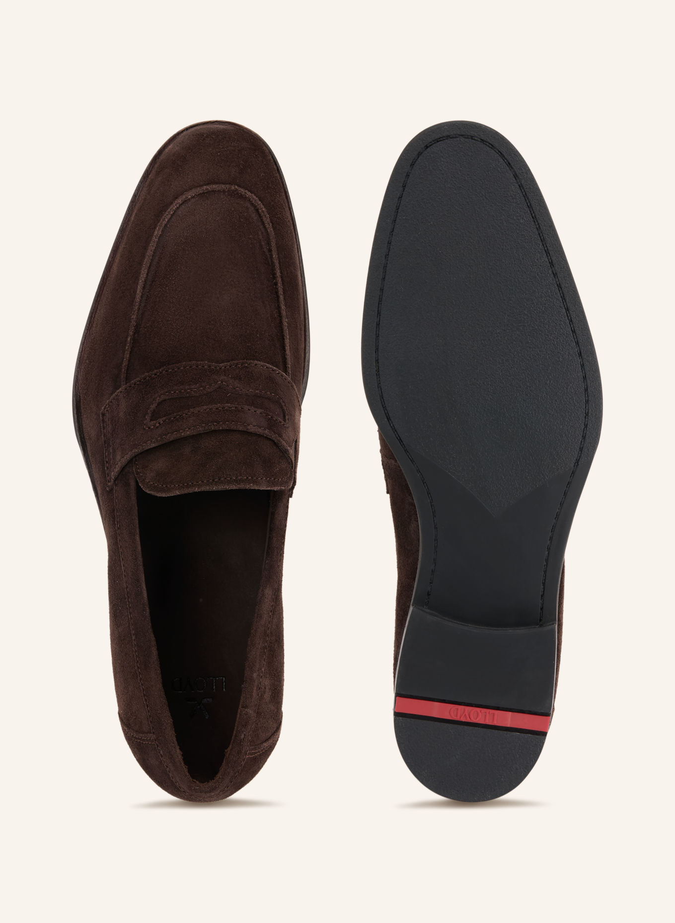LLOYD CORE PLUS 240 Penny loafer: DARK BROWN