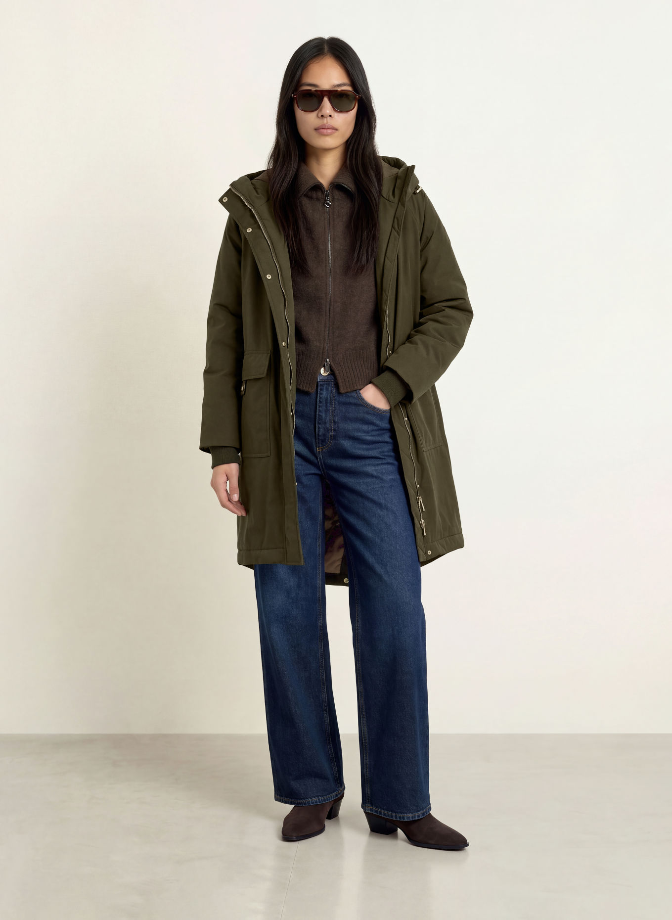MOS MOSH MMCALI Parka: DARK GREEN