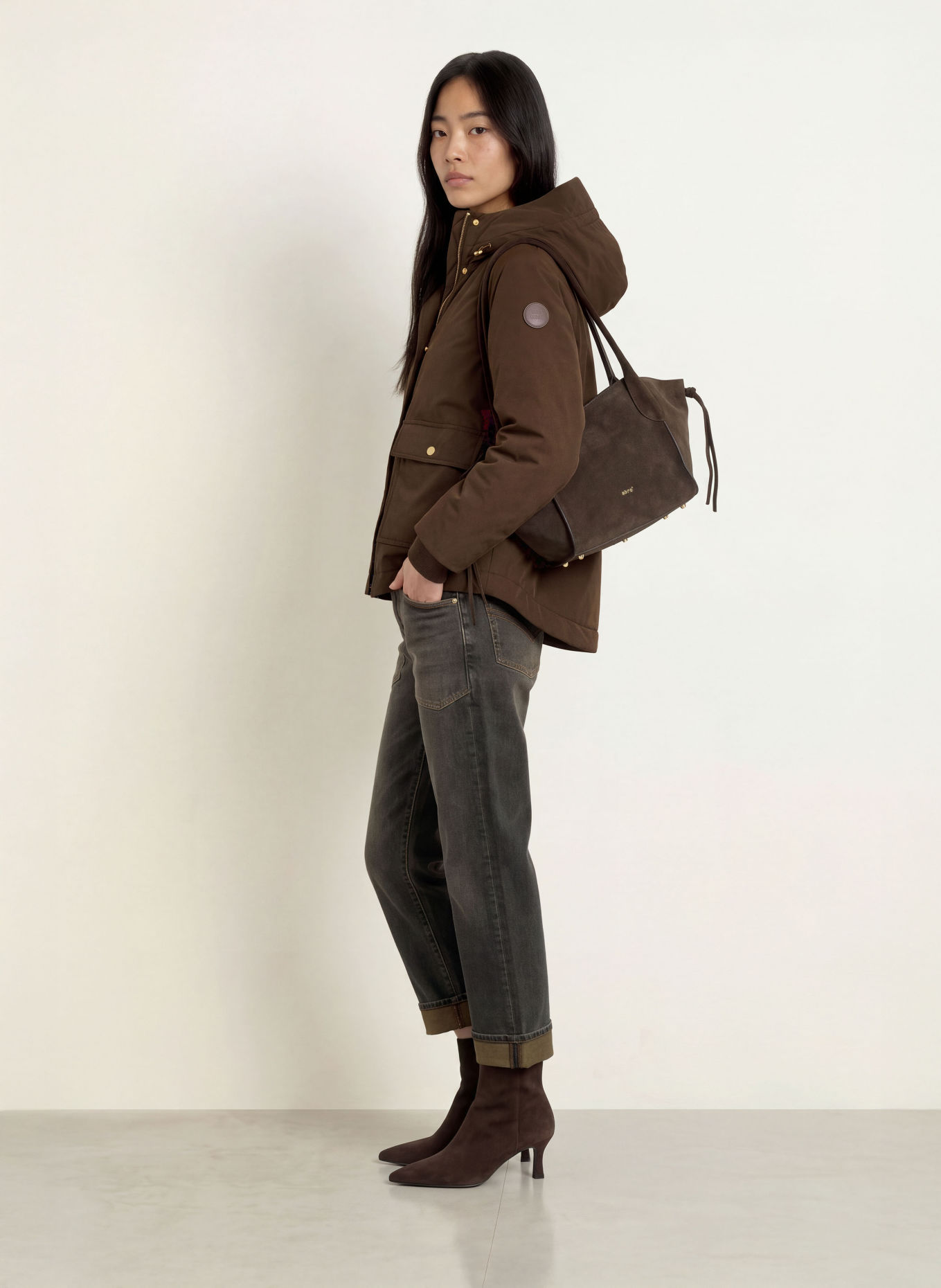MOS MOSH MMOPHELIA CALI Jacket: DARK BROWN