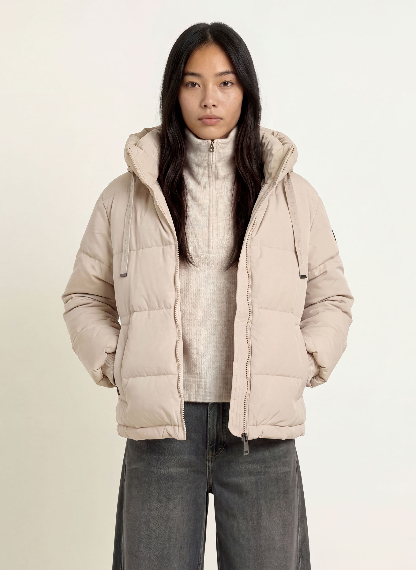 MOS MOSH MMNOVA JILLY Down Jacket: CREAM