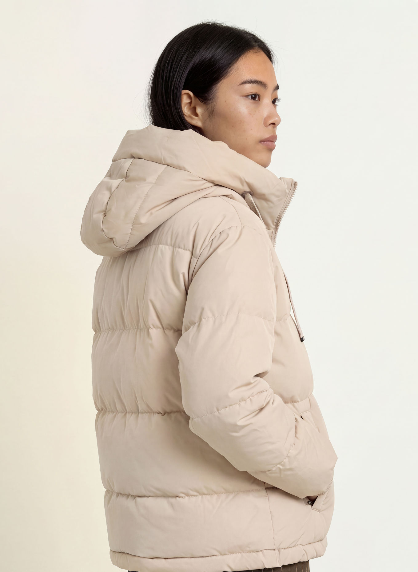 MOS MOSH MMNOVA JILLY Down Jacket: CREAM