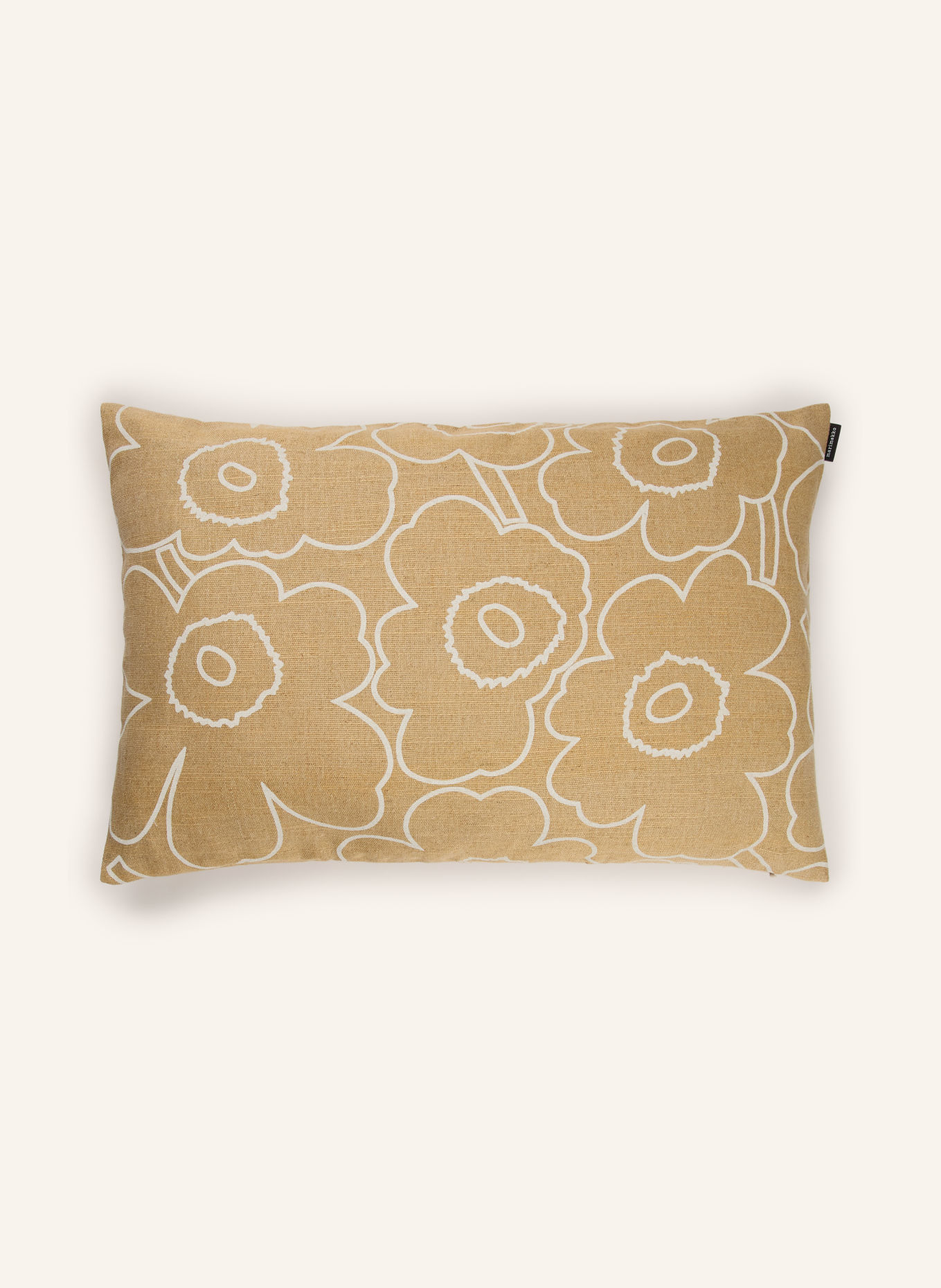 marimekko P.PIRRTO UNIKKO Decorative cushion cover with Linen: BEIGE / CREAM