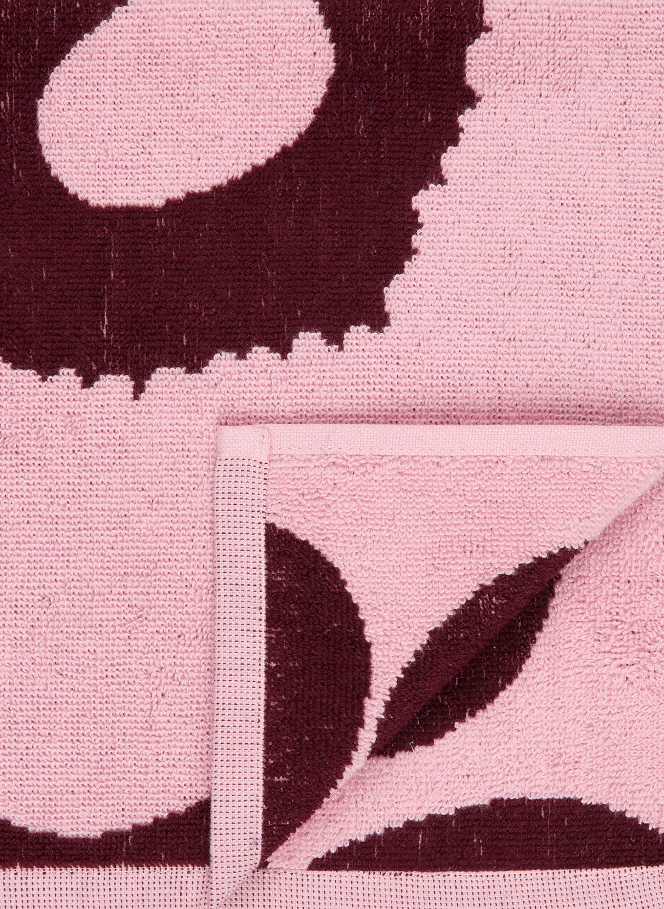marimekko Gästehandtuch UNIKKO: DUNKELLILA / ROSA