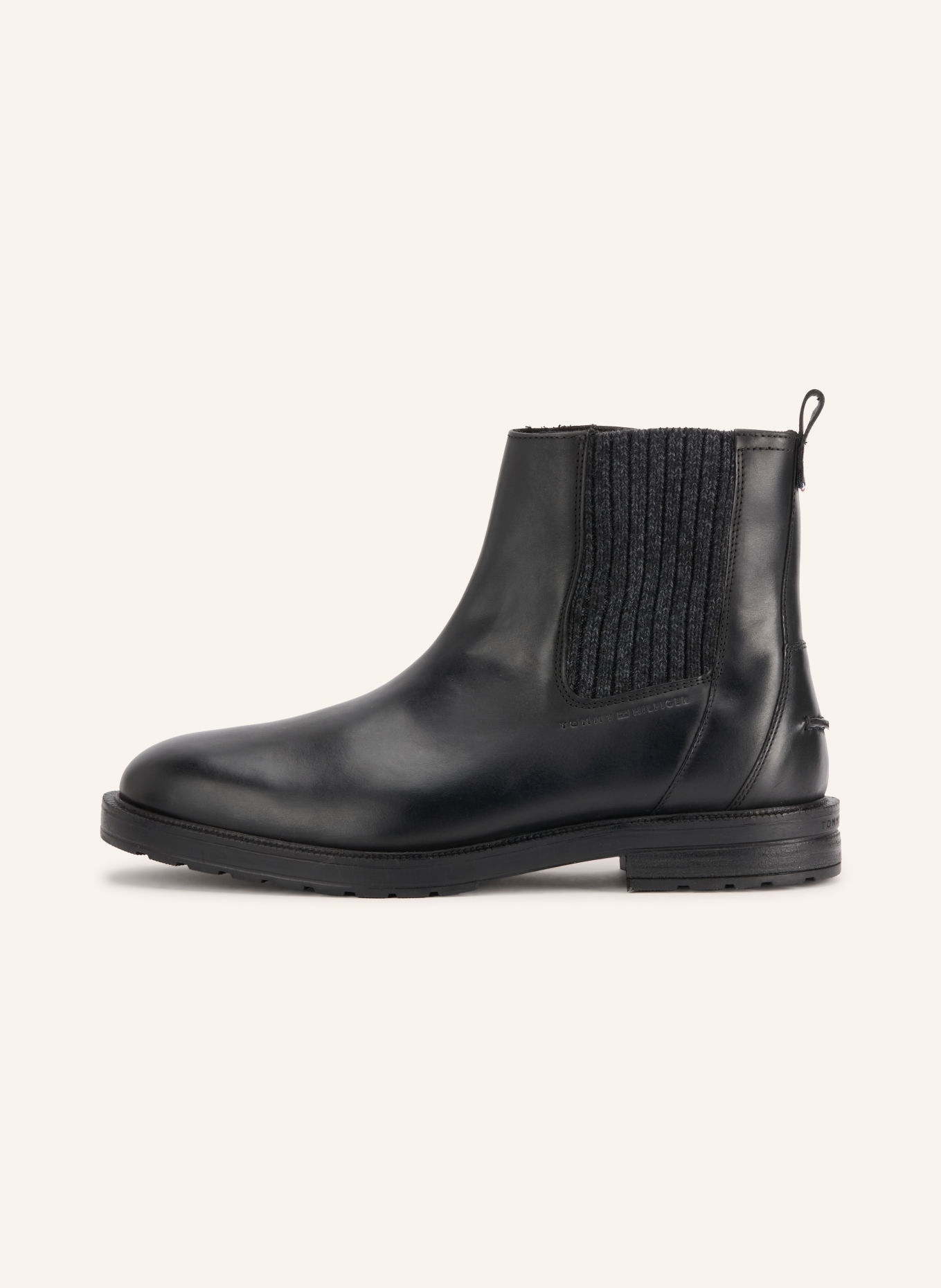 TOMMY HILFIGER Chelsea-Boots: SCHWARZ