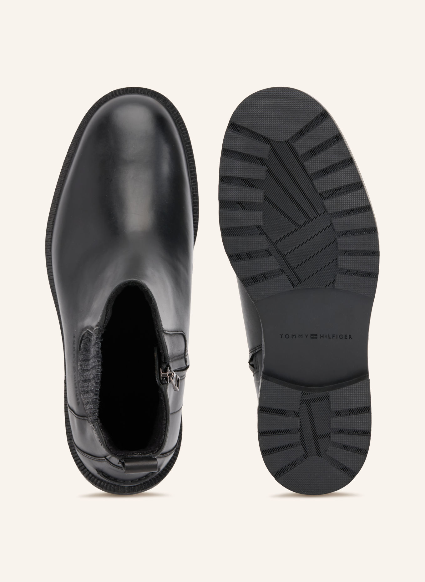 TOMMY HILFIGER Chelsea-Boots: SCHWARZ