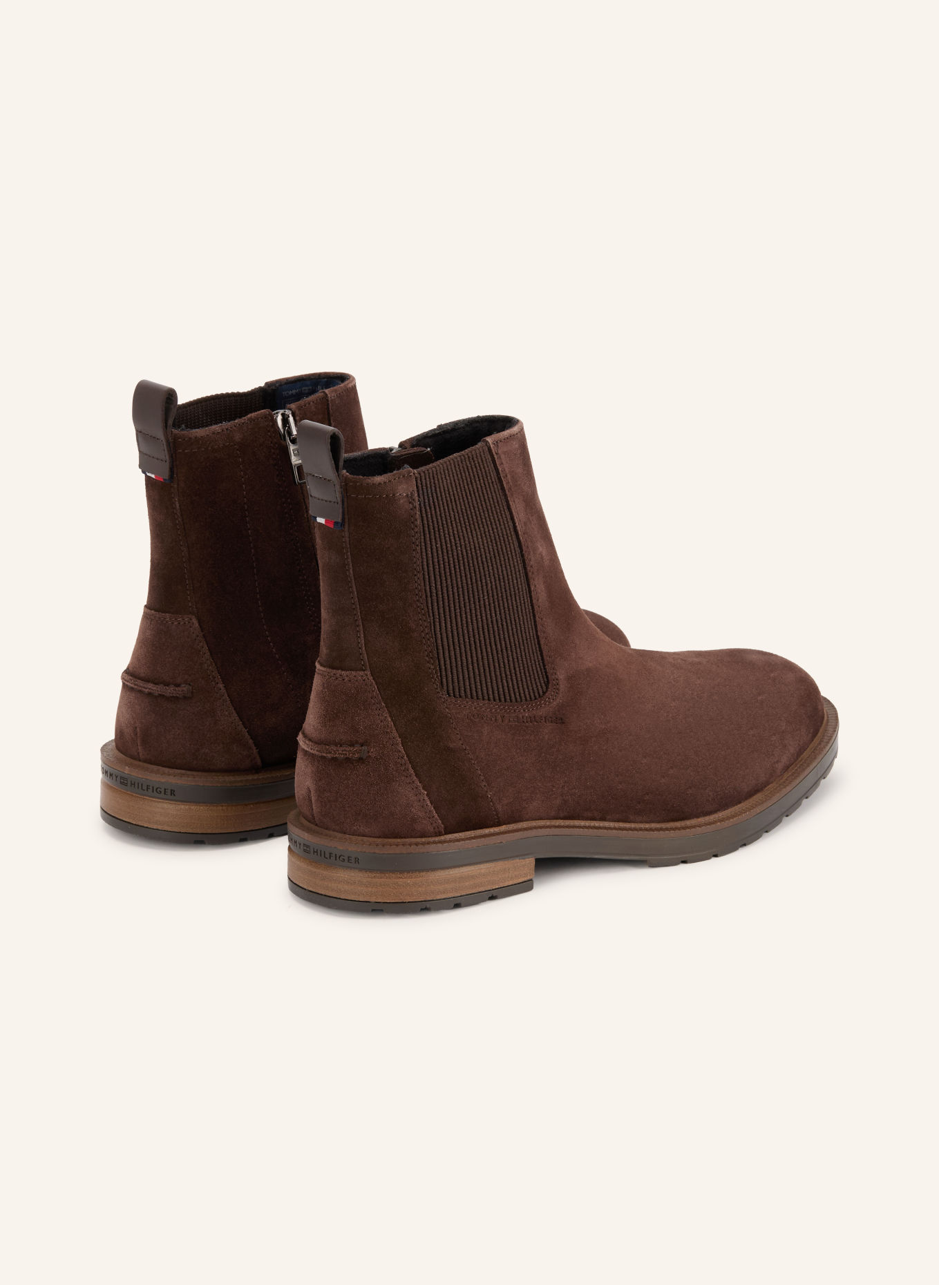 TOMMY HILFIGER Bottines Chelsea: MARRON FONCÉ