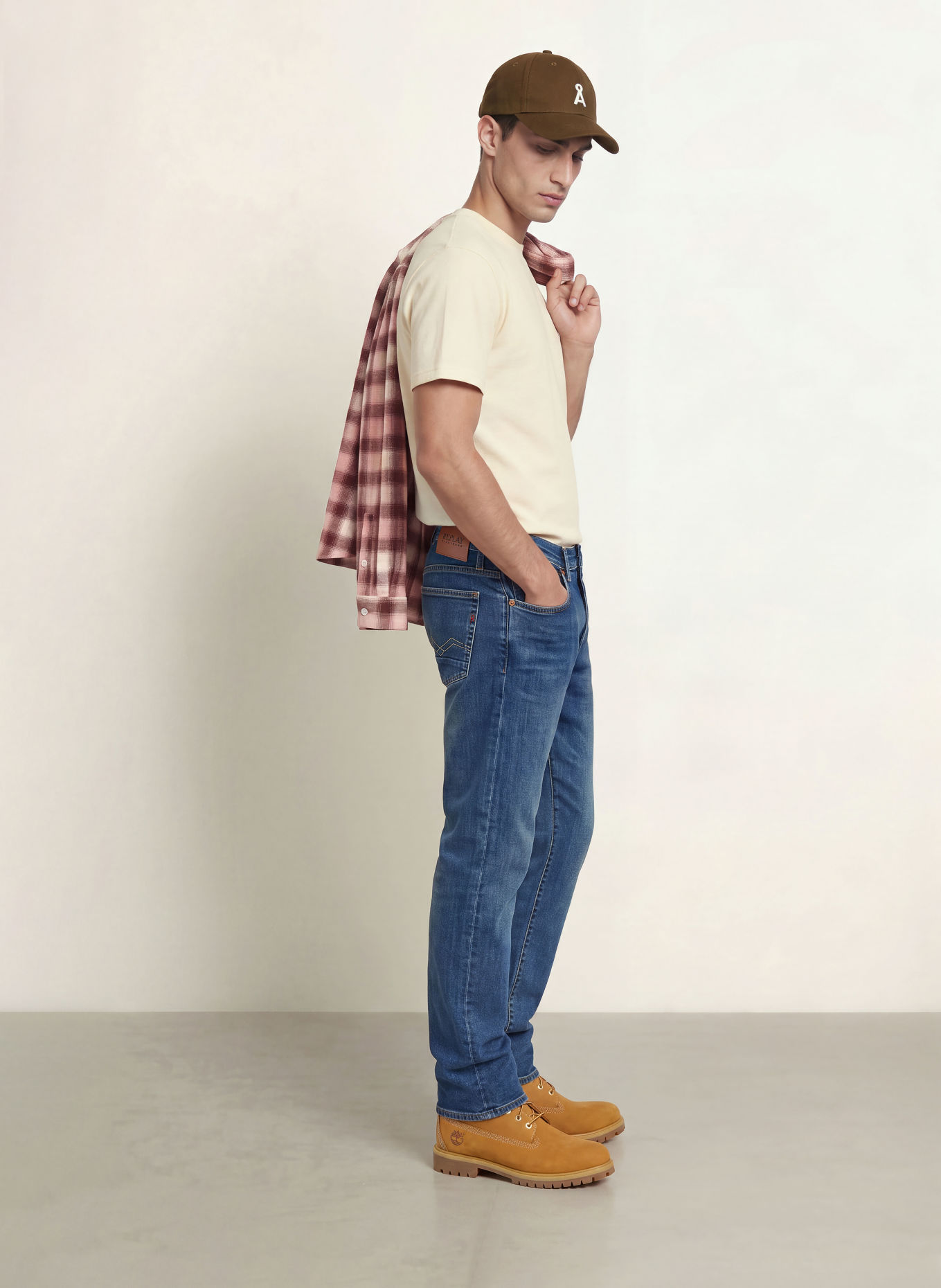 REPLAY Jeans AIDEEN Straight Fit: C009 MEDIUM BLUE
