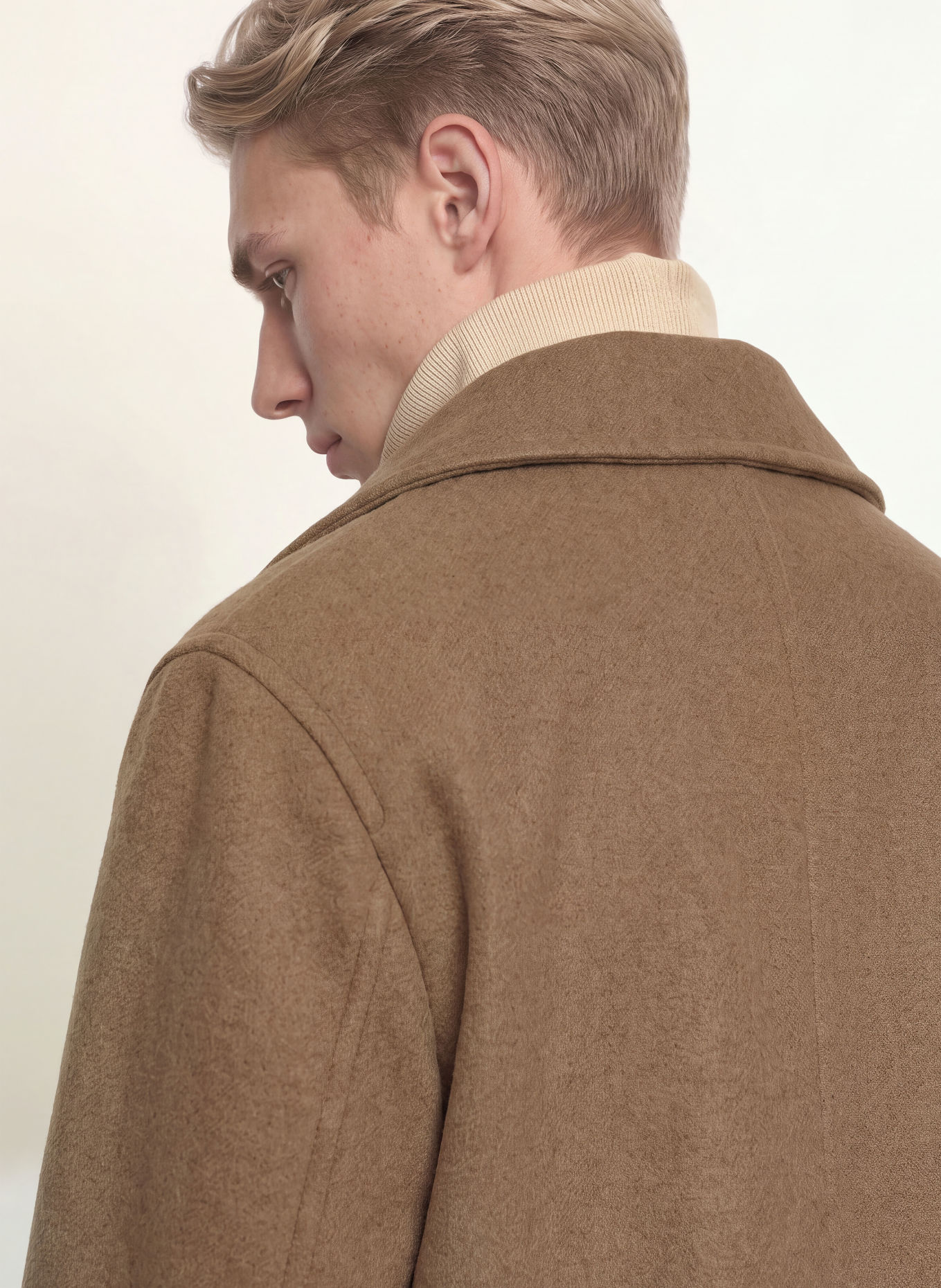 SCOTCH & SODA Pea coat: TAUPE