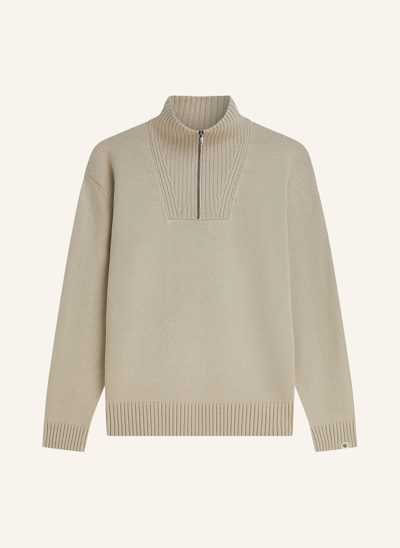 SCOTCH & SODA Troyer mit Merinowolle: BEIGE