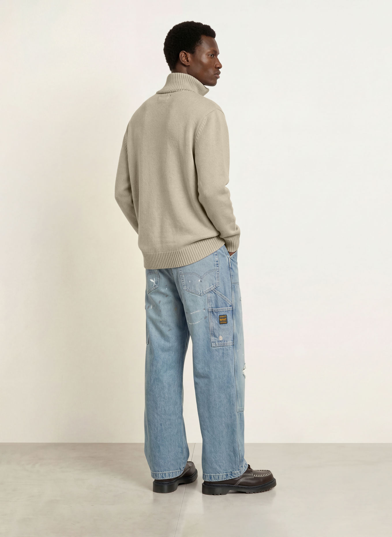 SCOTCH & SODA Troyer mit Merinowolle: BEIGE