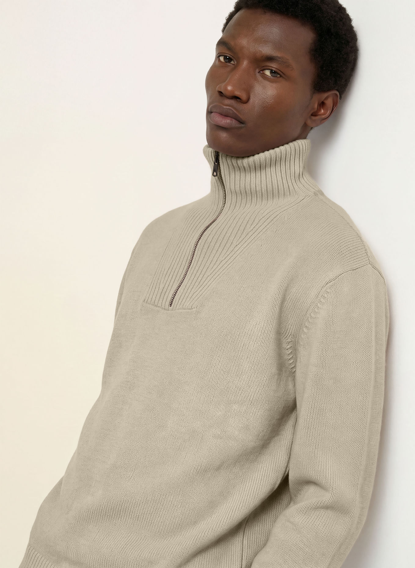 SCOTCH & SODA Troyer mit Merinowolle: BEIGE