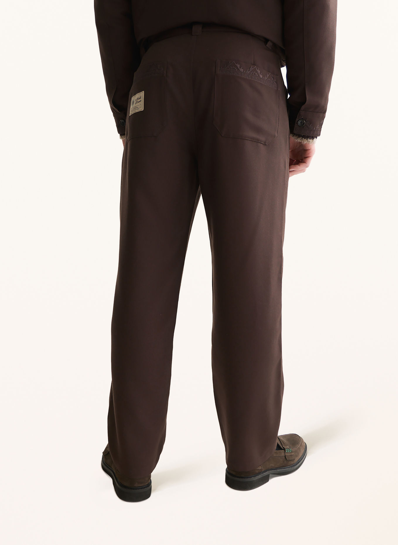 SCOTCH & SODA Chino HARPER Relaxed Tapered Fit: DUNKELBRAUN