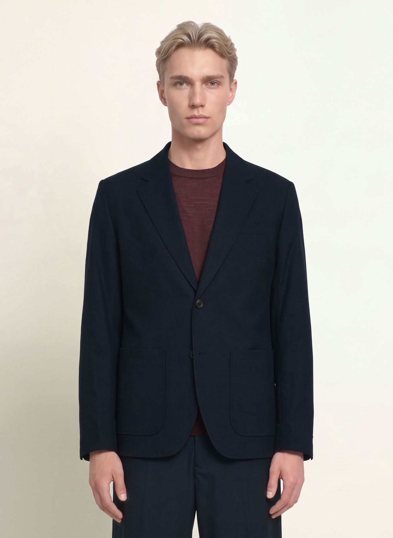 SCOTCH & SODA Regular-Fit Suit Jacket: 401 NAVY
